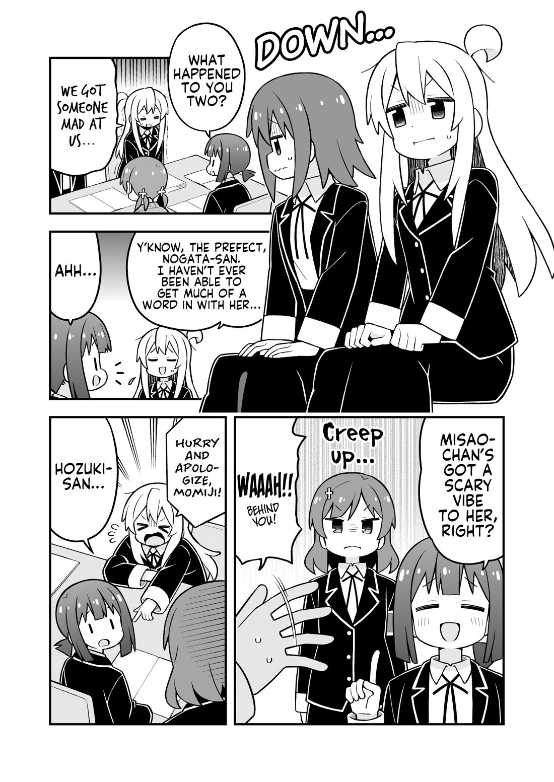 Onii-chan is done for Chapter 110 page 7 - Chapter 110: Mahiro and the Demon of the Prefect Council