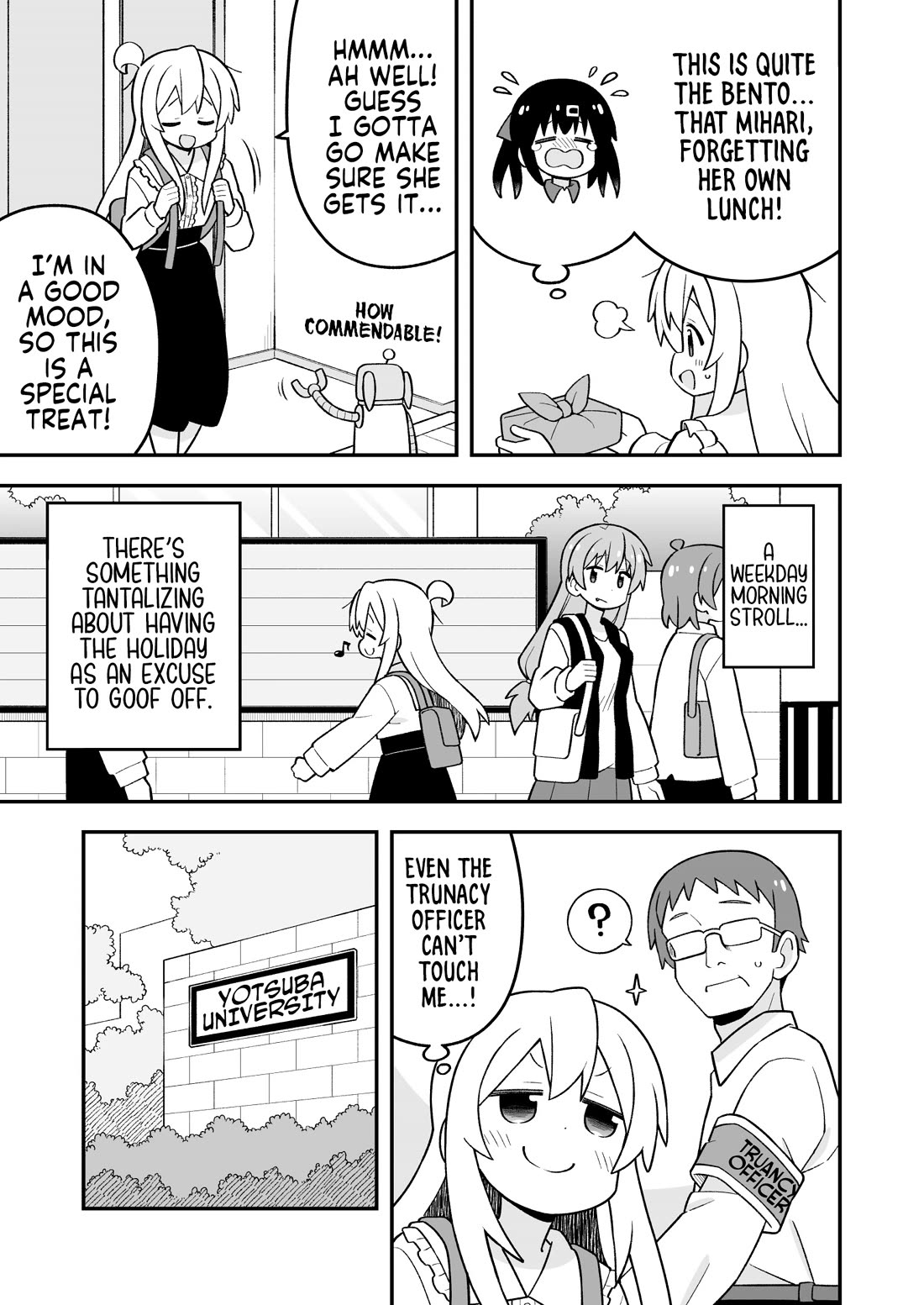 Onii-chan is done for Chapter 111 page 3 - Chapter 111: Mahiro and the Fun-filled Lion's Den