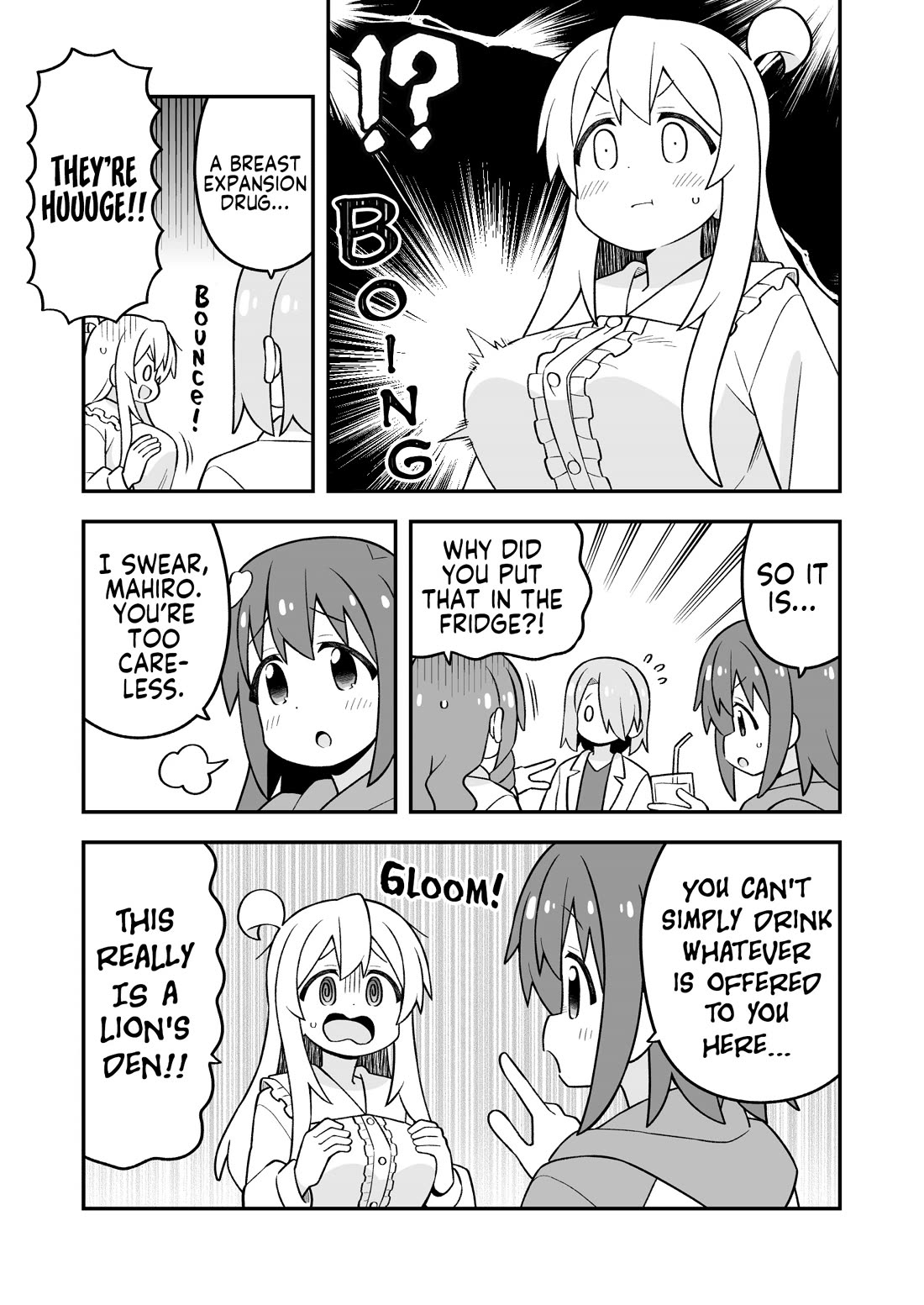 Onii-chan is done for Chapter 111 page 7 - Chapter 111: Mahiro and the Fun-filled Lion's Den