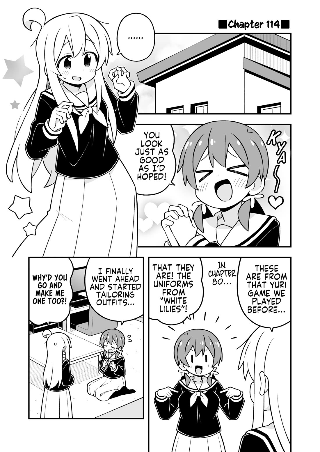 Onii-chan is done for Chapter 114 page 1 - Chapter 114: Mahiro and the Cosplay Photoshoot