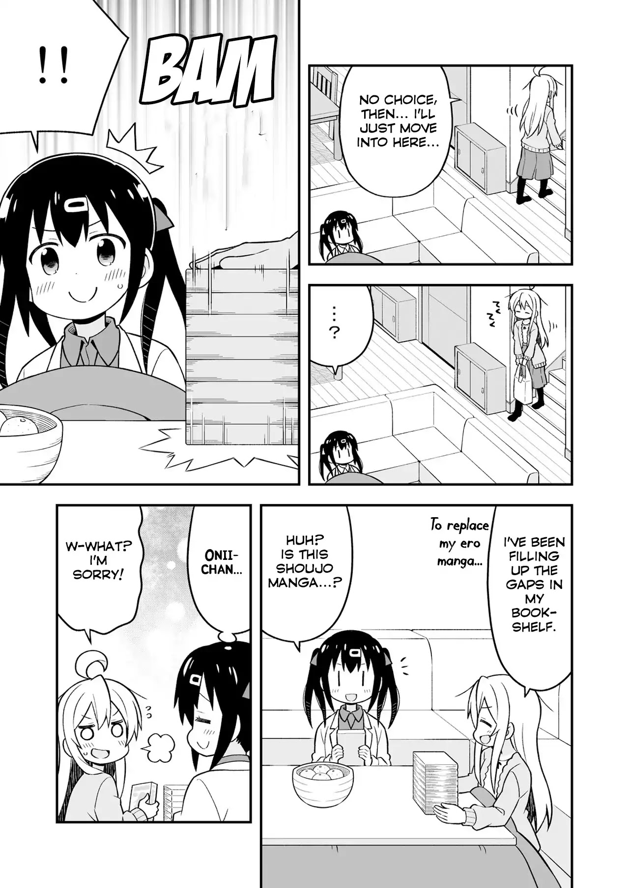 Onii-chan is done for Chapter 15.5 page 2 - Chapter 15.5: Siblings and Kotatsu