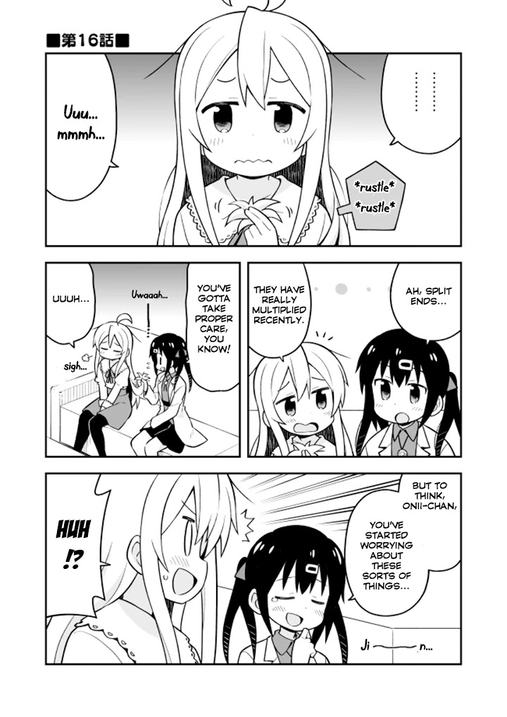 Onii-chan is done for Chapter 16 page 1 - Chapter 16: Mahiro and the Hair Salon