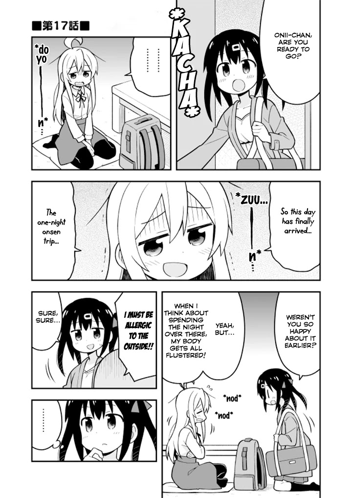 Onii-chan is done for Chapter 17 page 1 - Chapter 17: Mahiro and the Onsen Panic (First Part)