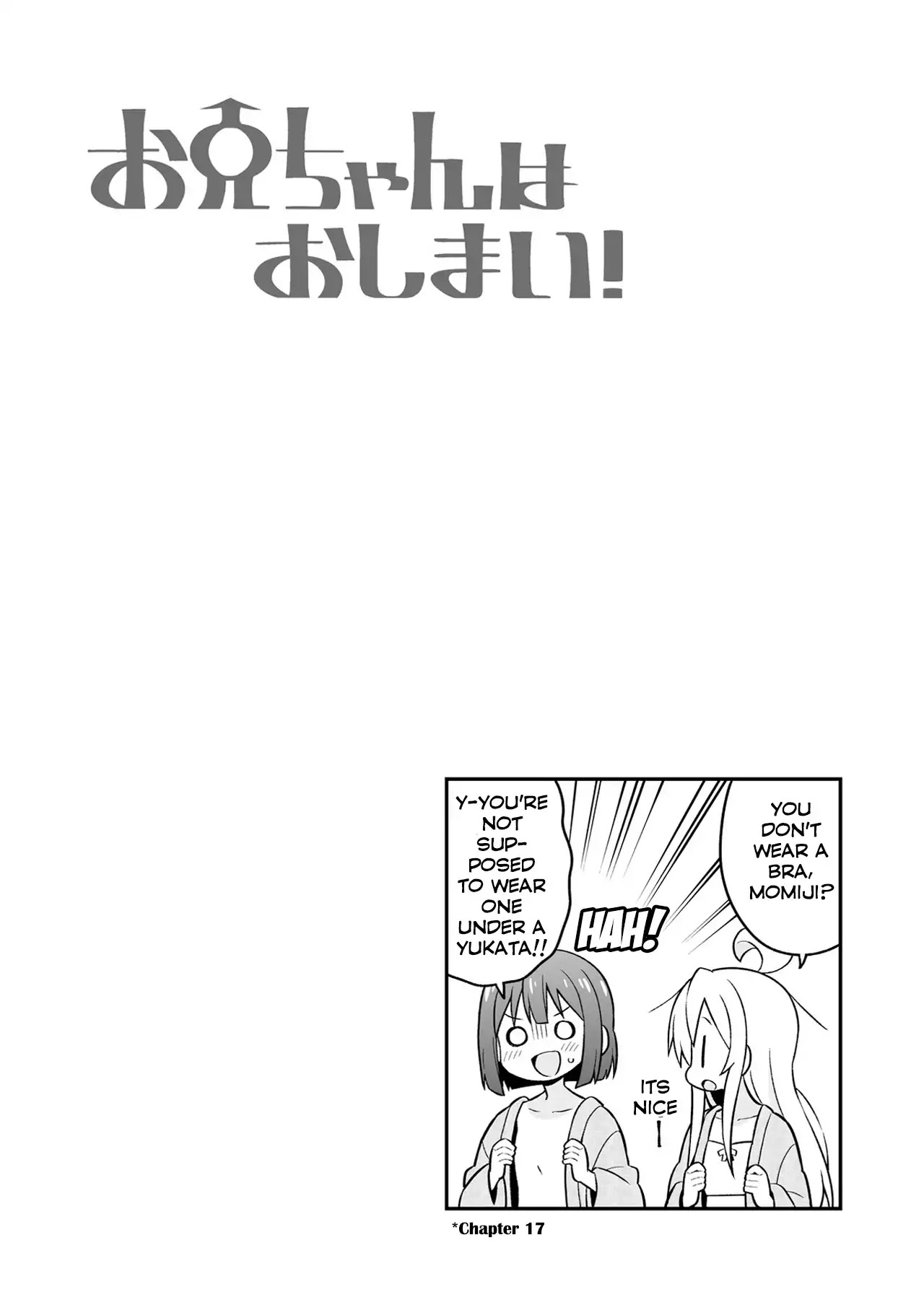 Onii-chan is done for Chapter 20.9 page 9 - Chapter 20.9: Mini Extras