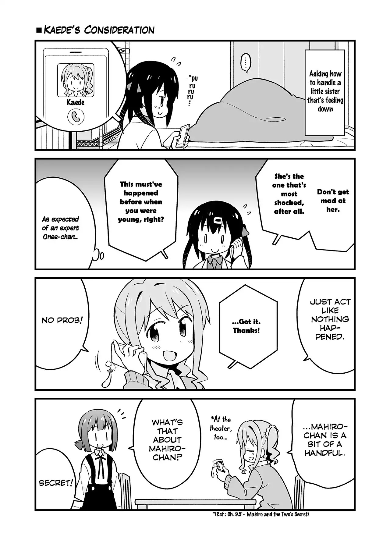 Onii-chan is done for Chapter 21.5 page 1 - Chapter 21.5: Extras