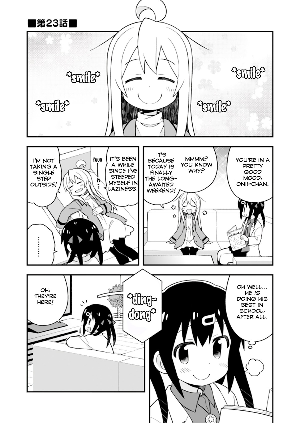 Onii-chan is done for Chapter 23 page 1 - Chapter 23: Mahiro and the Fun Weekend