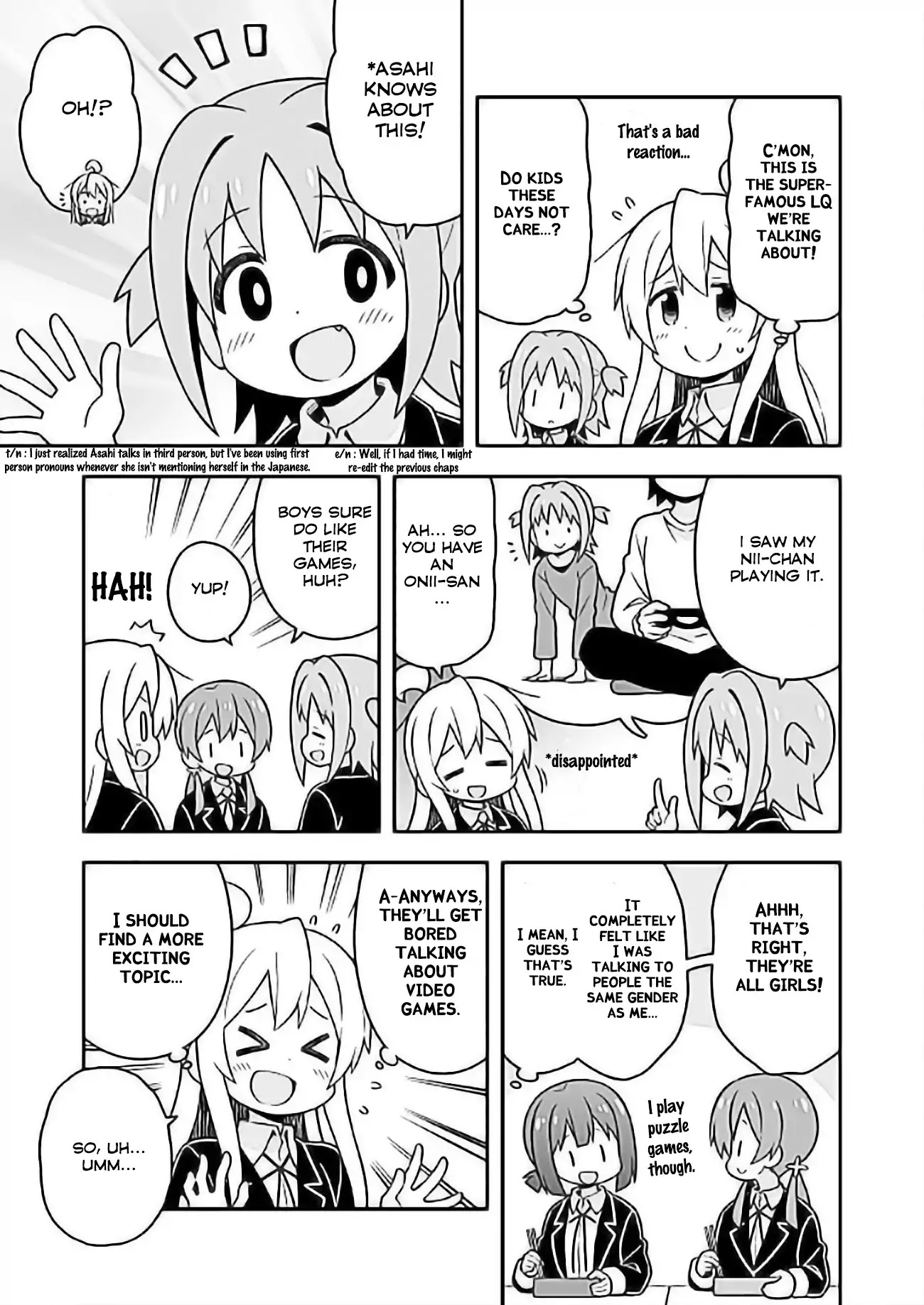 Onii-chan is done for Chapter 24 page 8 - Chapter 24: Mahiro and Common Interests