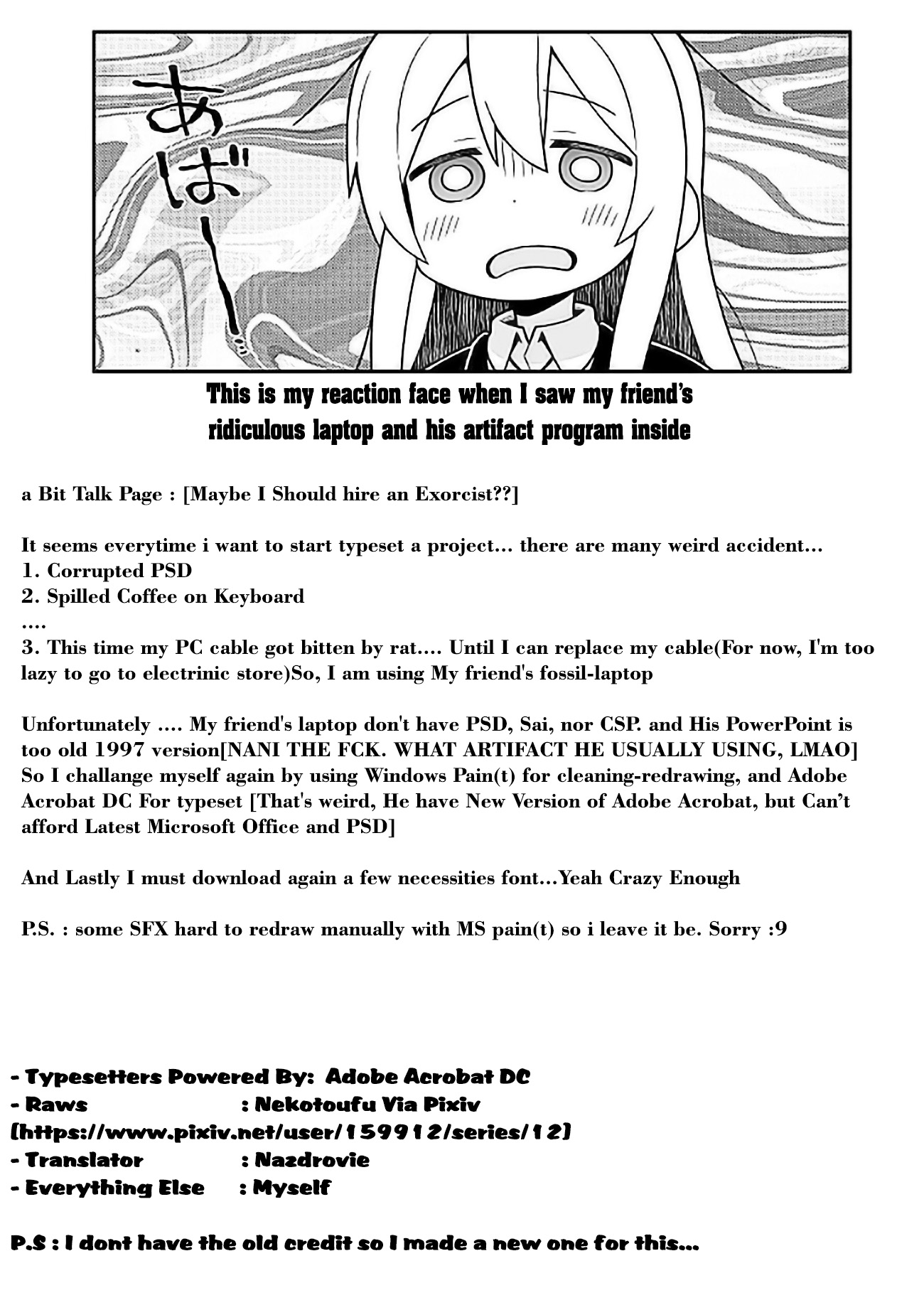 Onii-chan is done for Chapter 25 page 14 - Chapter 25: Mahiro and Finals