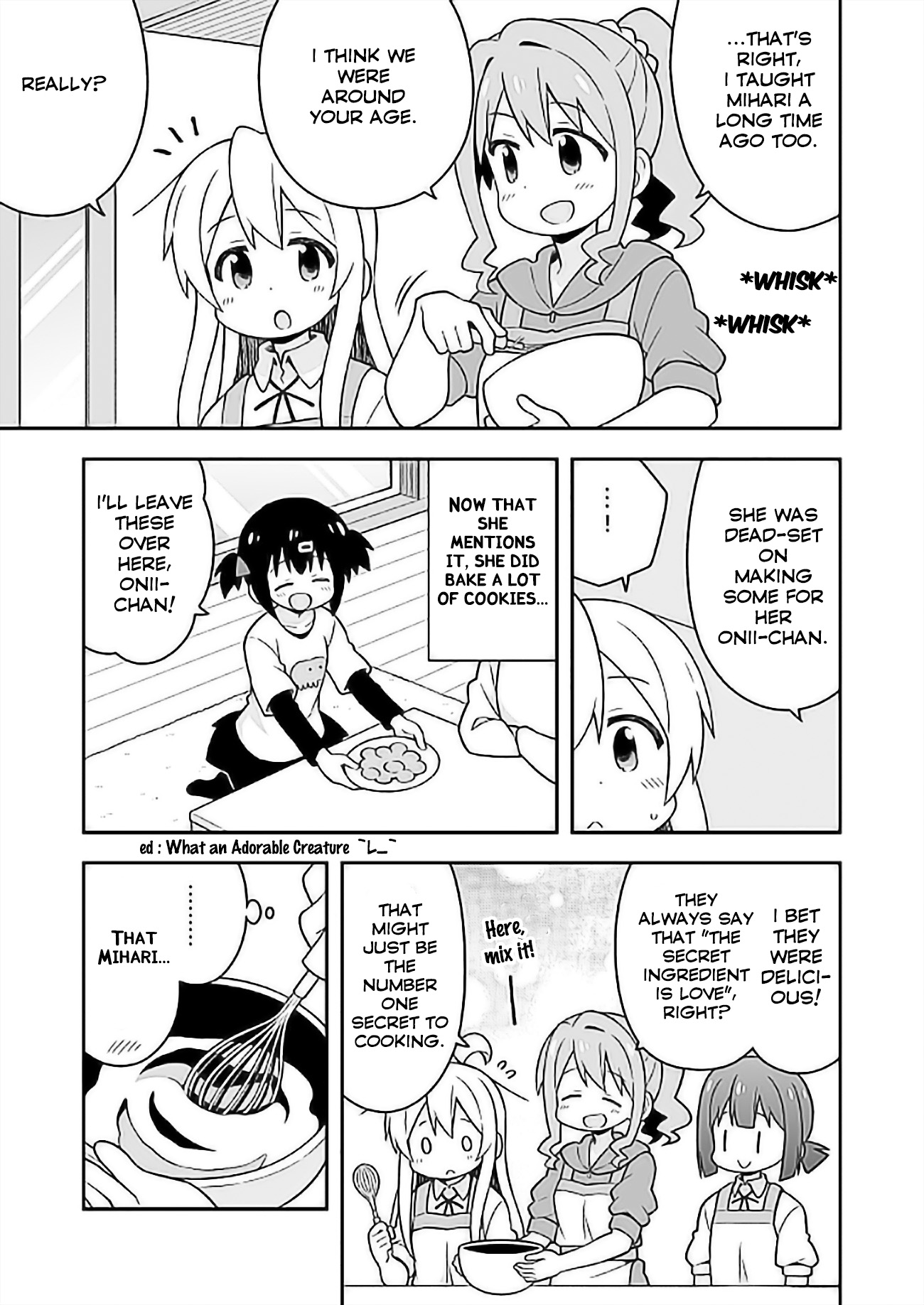 Onii-chan is done for Chapter 26 page 9 - Chapter 26: Mahiro and Patissier