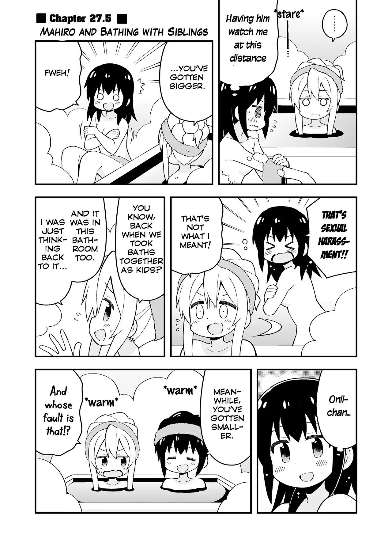 Onii-chan is done for Chapter 27.5 page 5 - Chapter 27.5: Including Extra