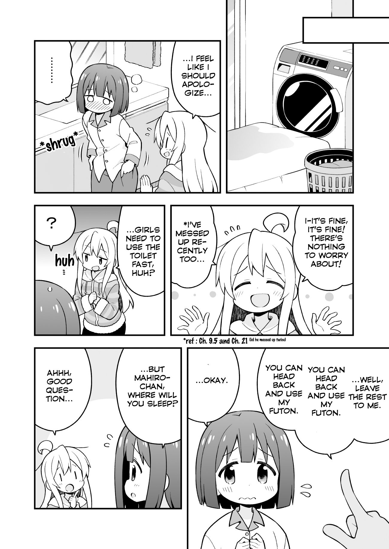 Onii-chan is done for Chapter 28 page 13 - Chapter 28: Mahiro and Girl's Night (Second Part)