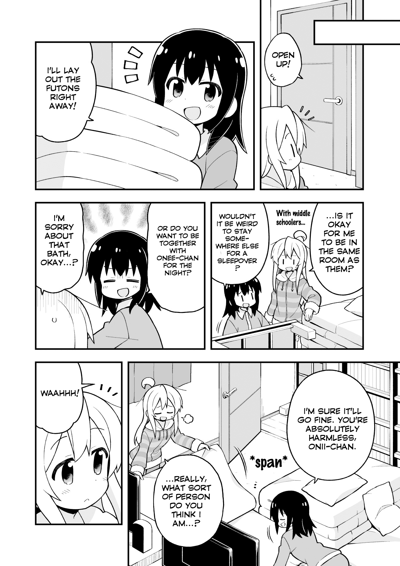 Onii-chan is done for Chapter 28 page 3 - Chapter 28: Mahiro and Girl's Night (Second Part)