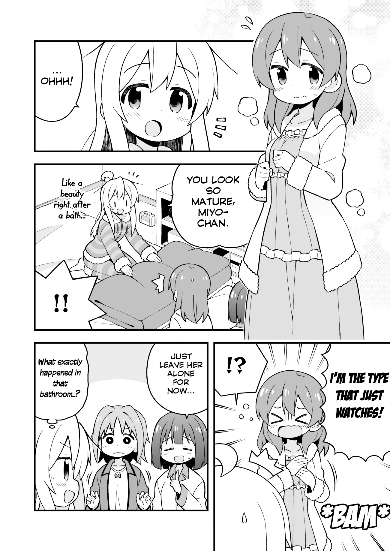Onii-chan is done for Chapter 28 page 5 - Chapter 28: Mahiro and Girl's Night (Second Part)