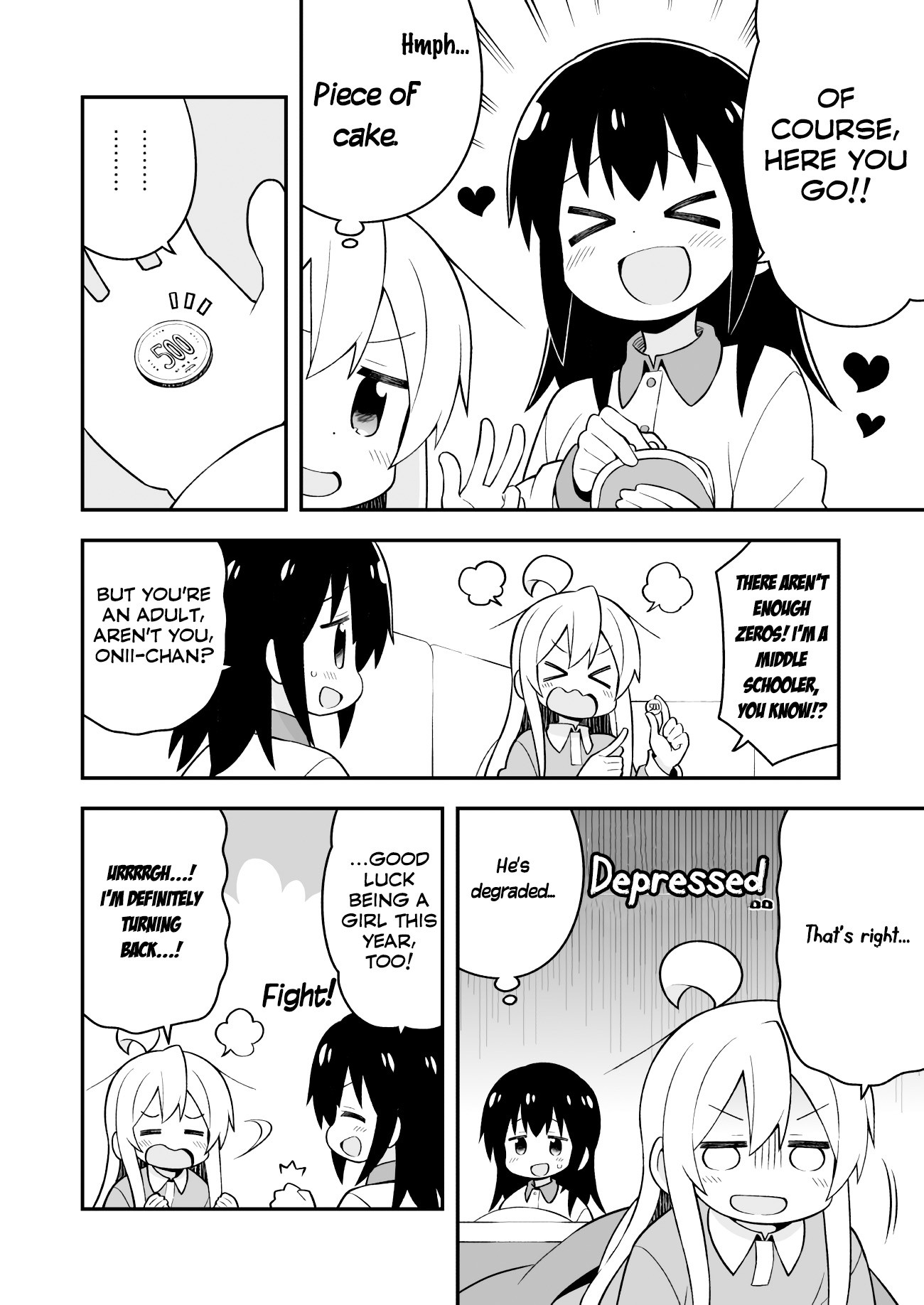 Onii-chan is done for Chapter 30 page 5 - Chapter 30: Mahiro and the Coming and Going Year