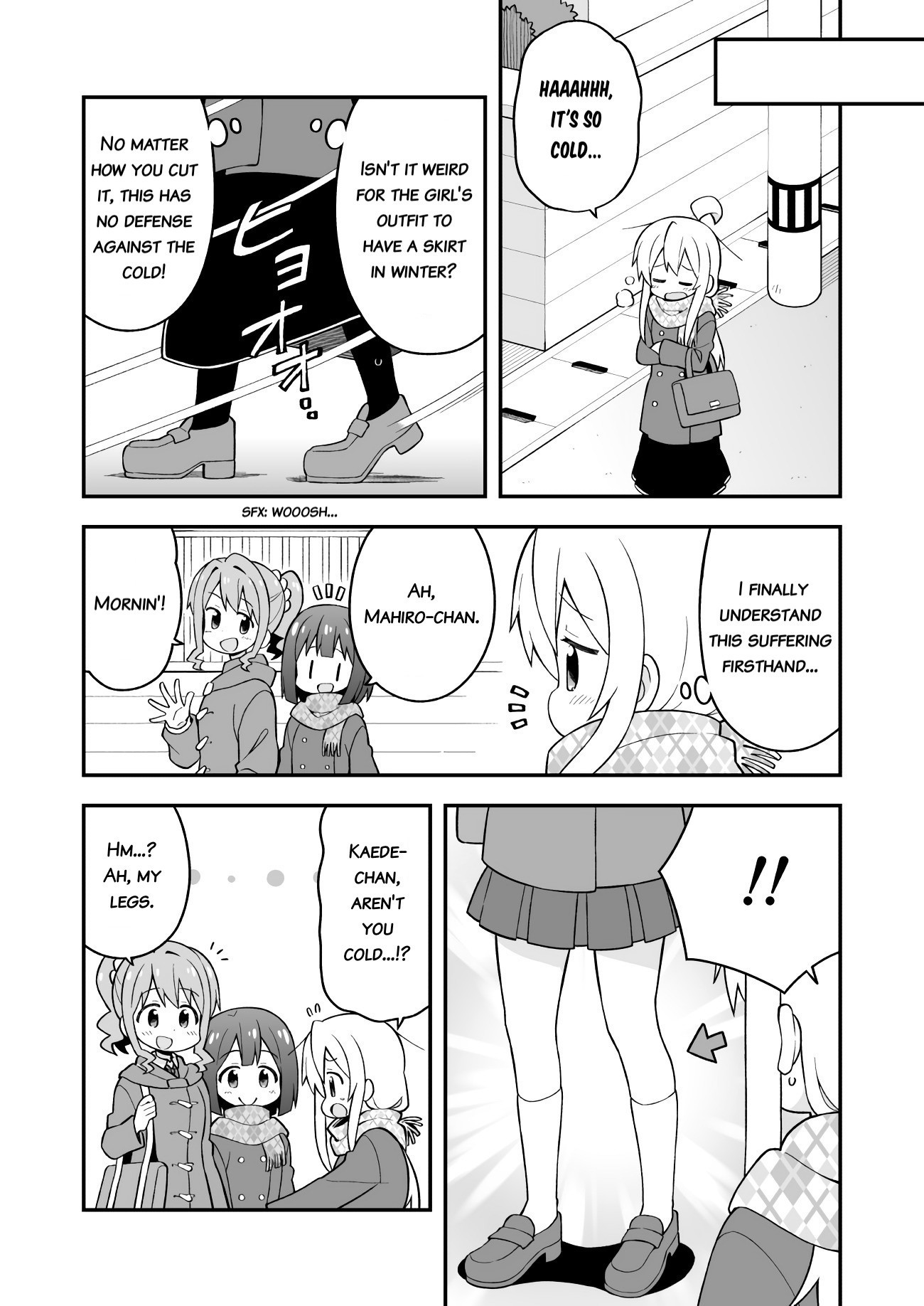Onii-chan is done for Chapter 31 page 4 - Chapter 31: Mahiro and Charming Bare Legs