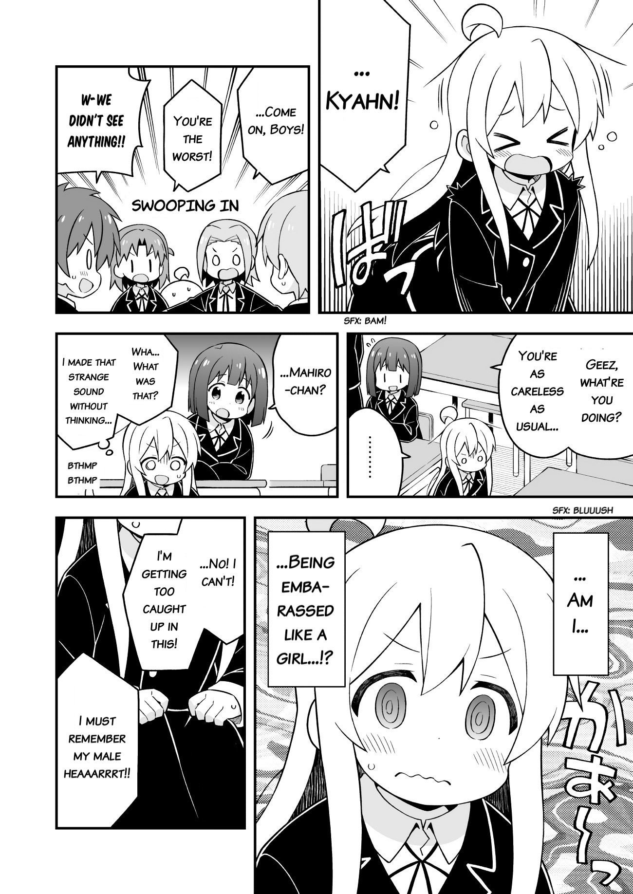 Onii-chan is done for Chapter 31 page 9 - Chapter 31: Mahiro and Charming Bare Legs