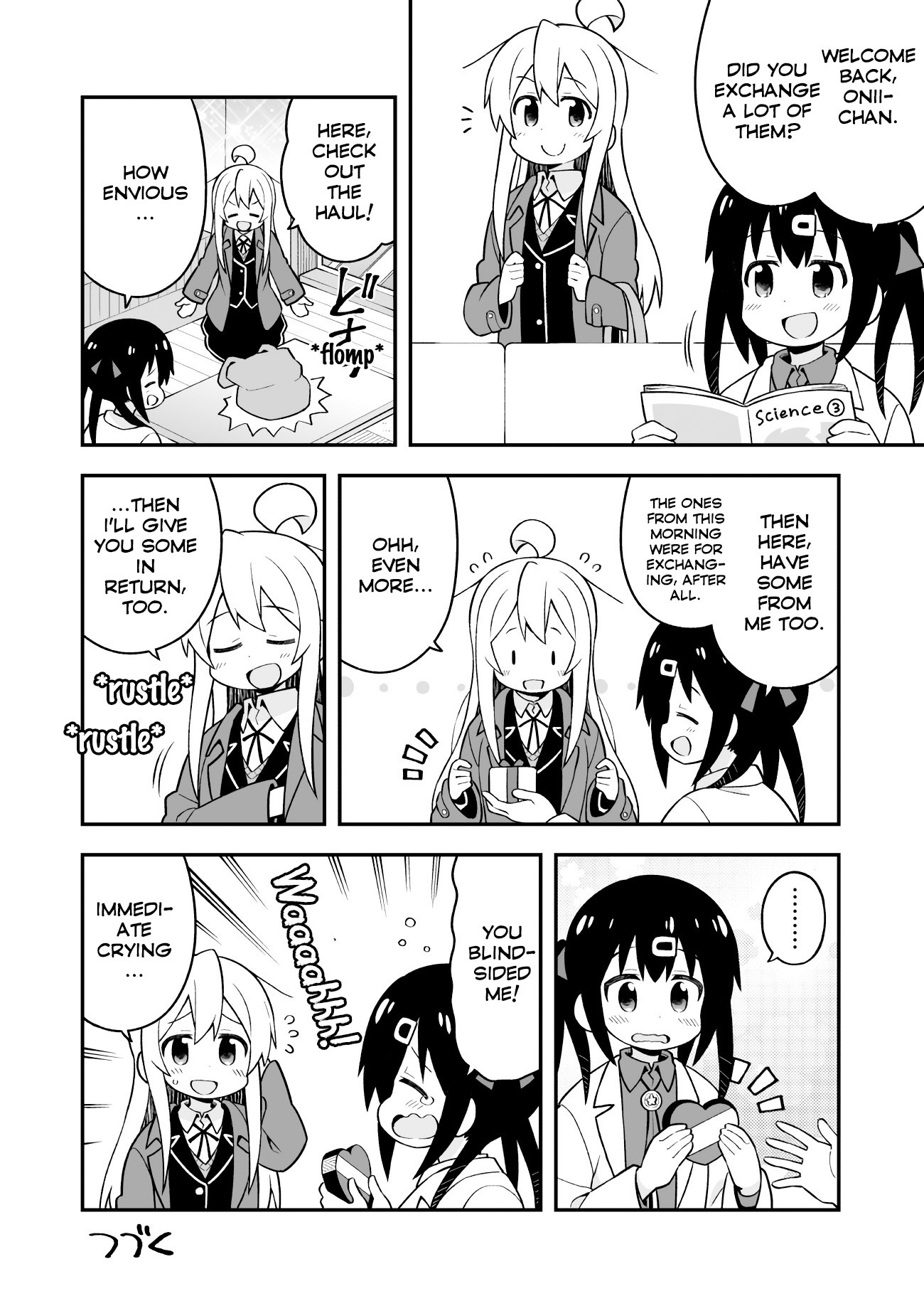Onii-chan is done for Chapter 33 page 13 - Chapter 33: Mahiro and Valentine's