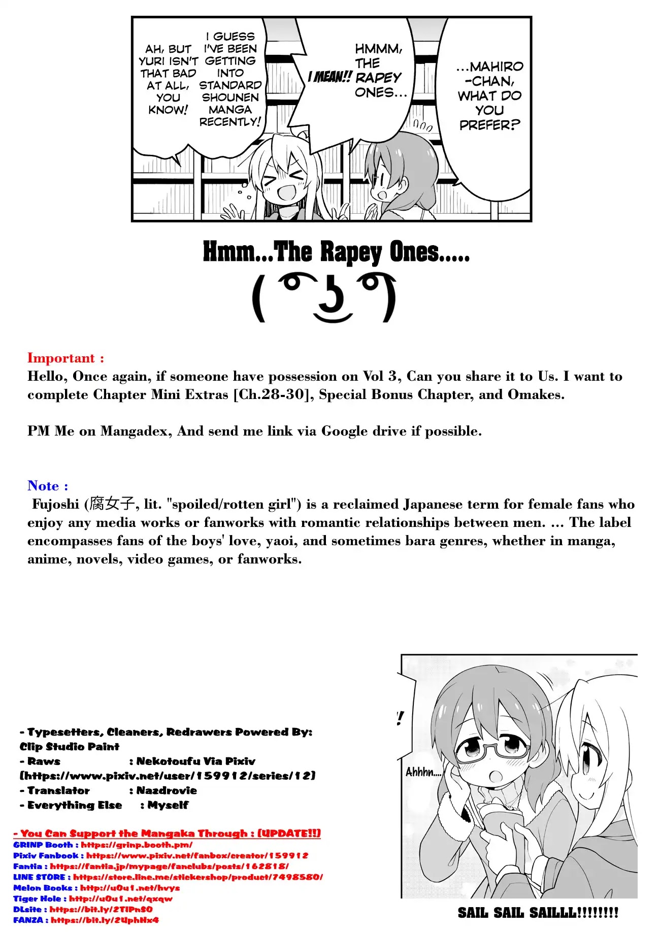Onii-chan is done for Chapter 34 page 13 - Chapter 34: Mahiro and the Adult's Door
