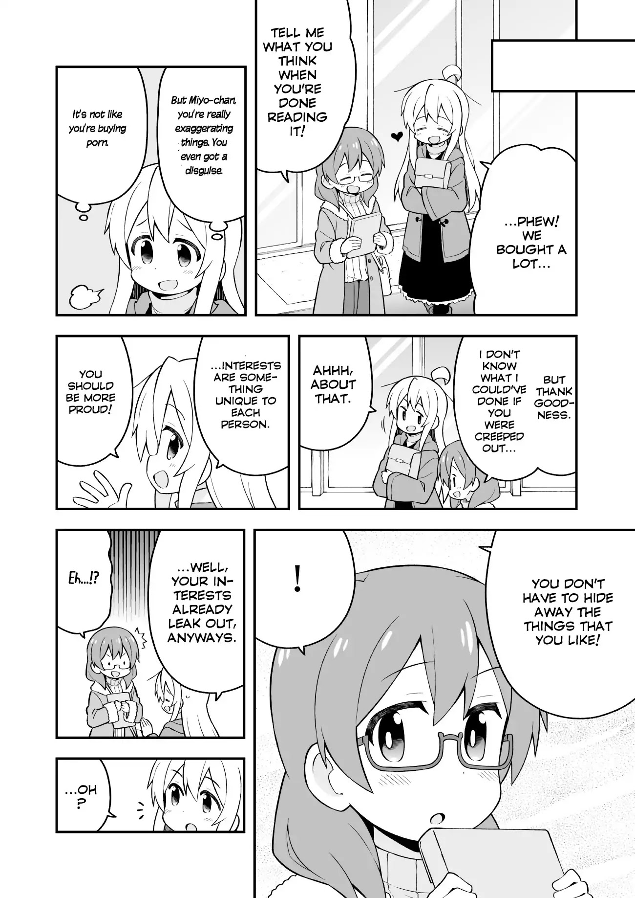 Onii-chan is done for Chapter 34 page 8 - Chapter 34: Mahiro and the Adult's Door