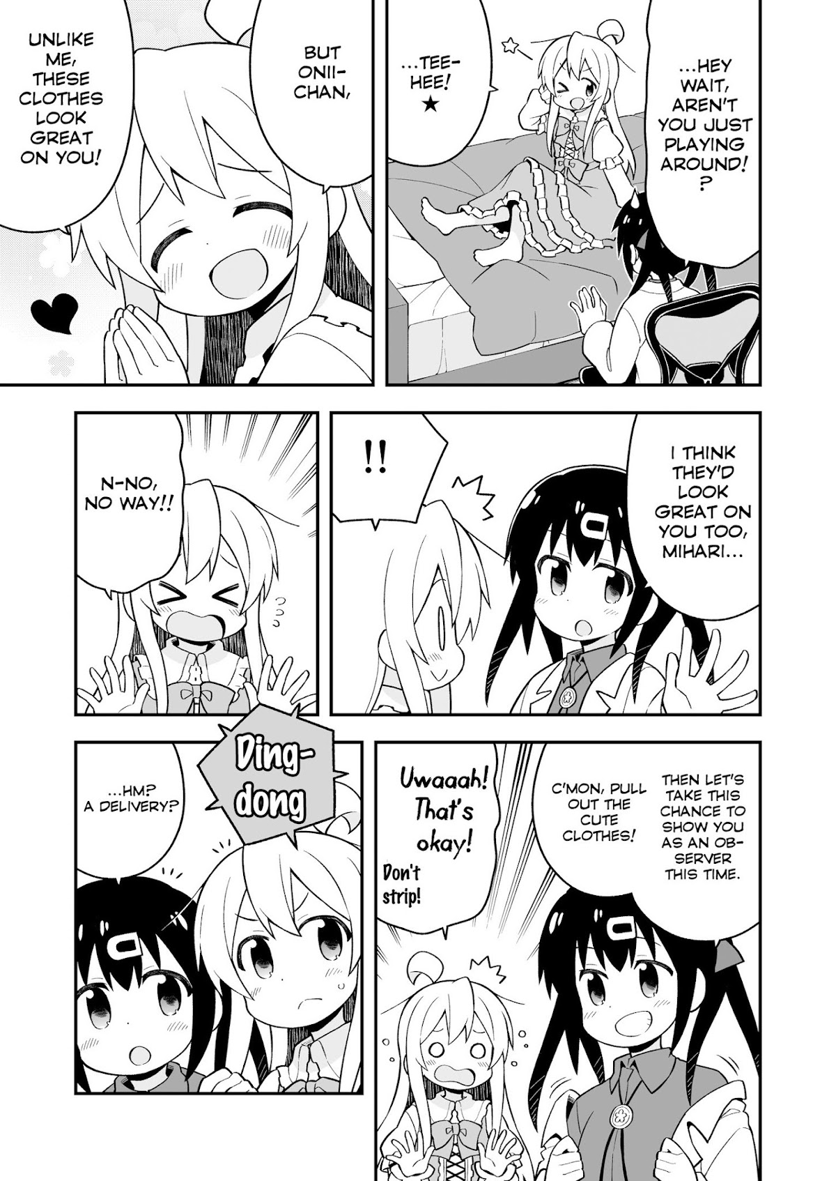 Onii-chan is done for Chapter 35.5 page 9 - Chapter 35.5: EX2 Special - I am Mahiro and I am Mihari