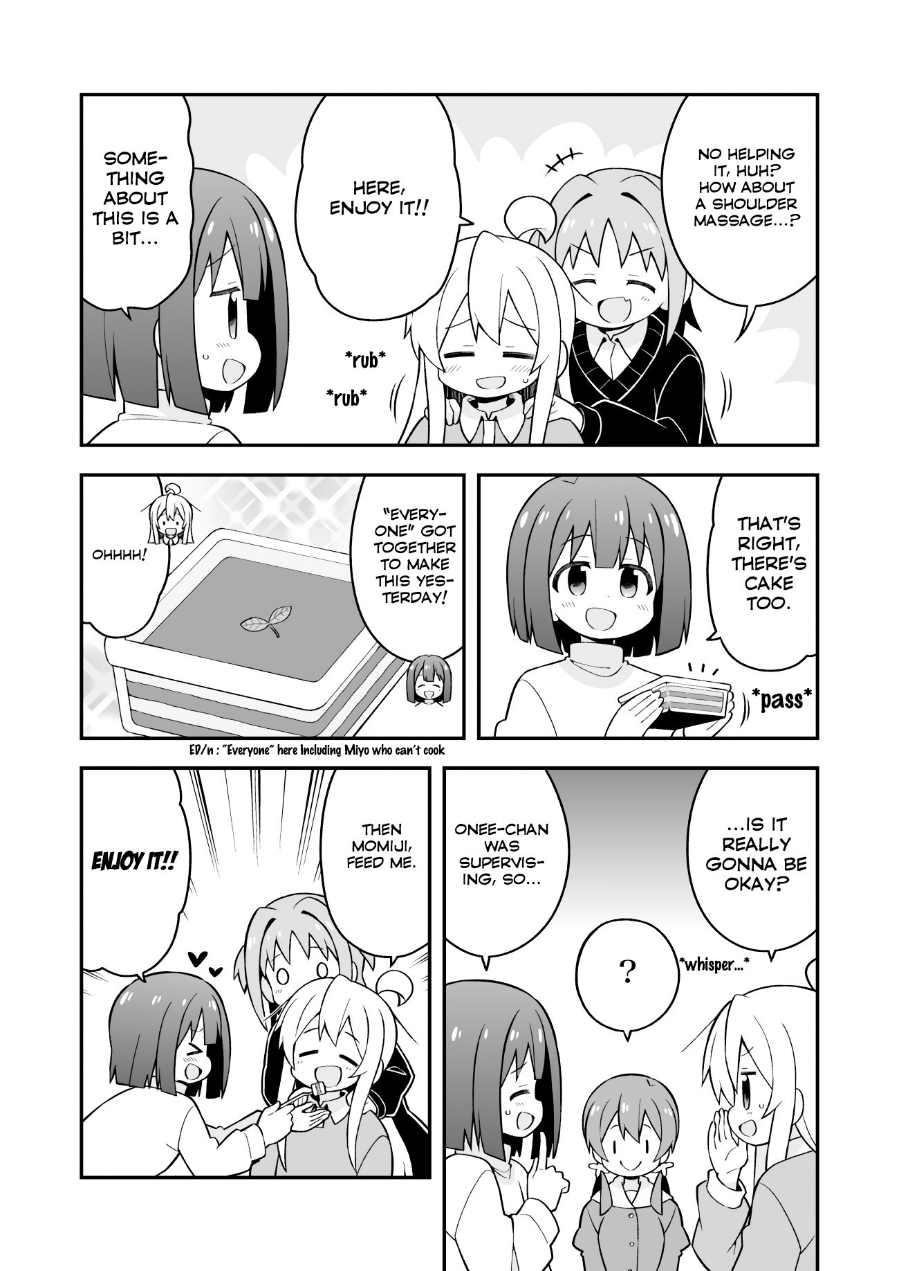 Onii-chan is done for Chapter 36 page 11 - Chapter 36: Mahiro and a Surprise
