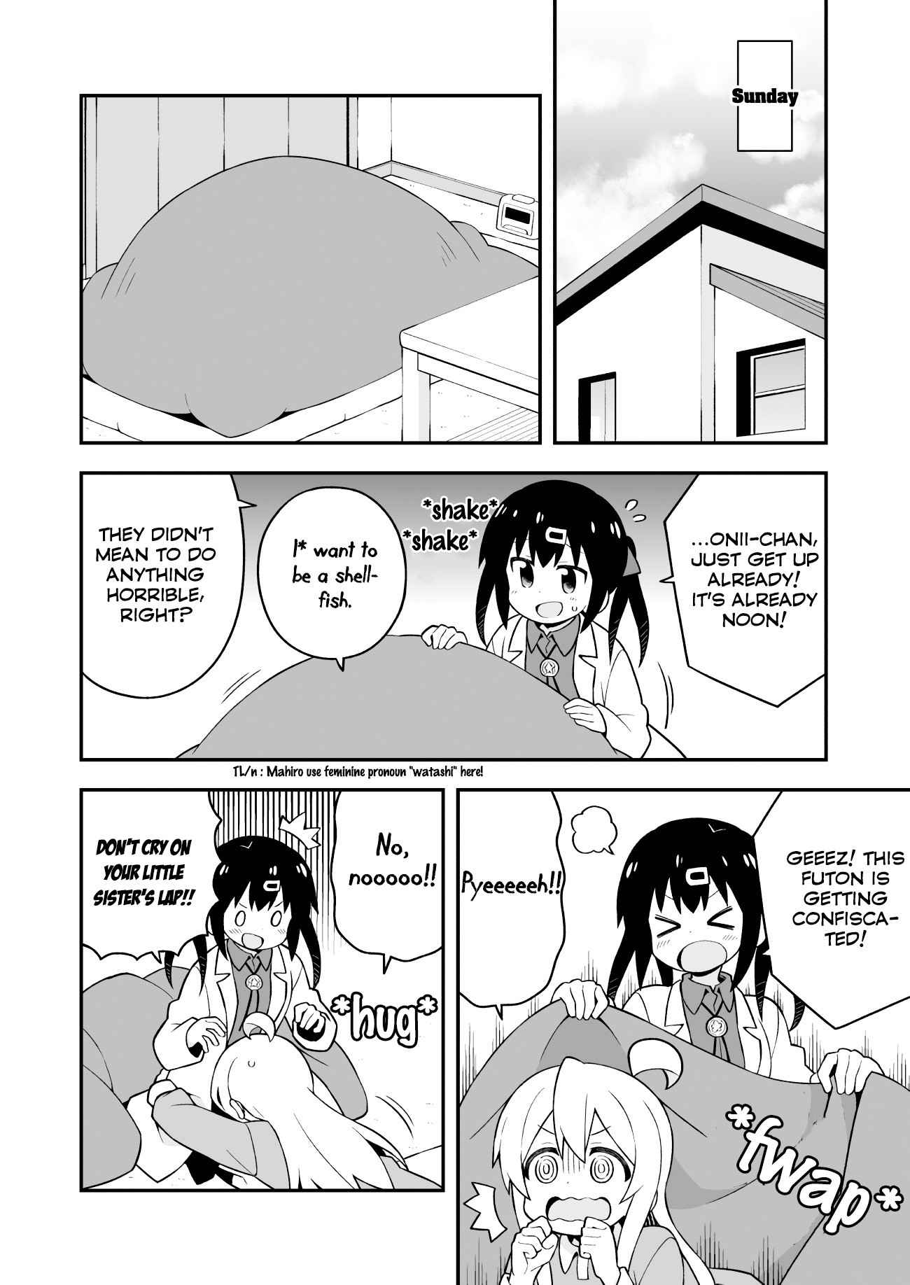 Onii-chan is done for Chapter 36 page 6 - Chapter 36: Mahiro and a Surprise