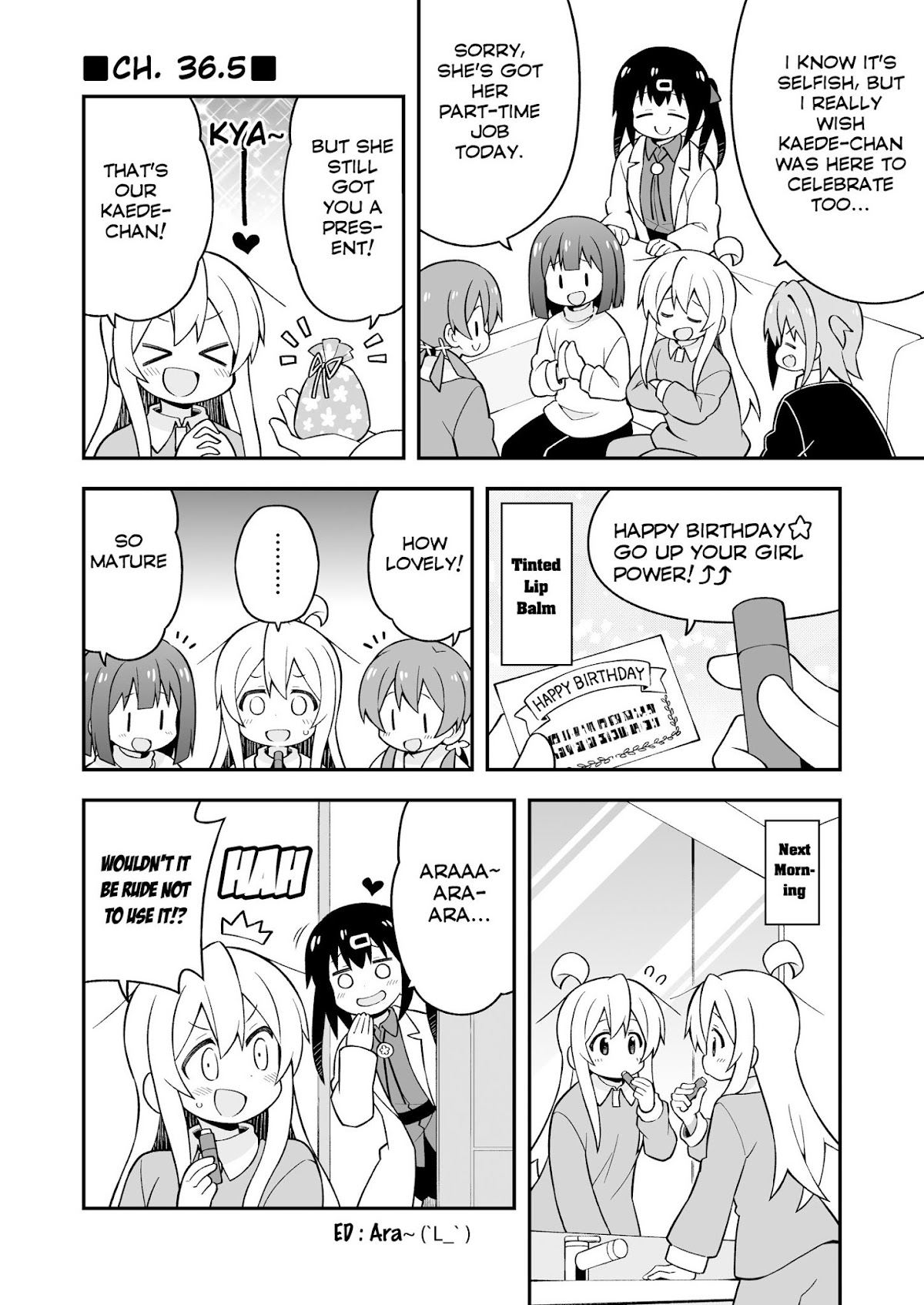Onii-chan is done for Chapter 37.5 page 5 - Chapter 37.5: [TEMP 2]34.5 & 36.5 & Mini Extra (6 of 10)