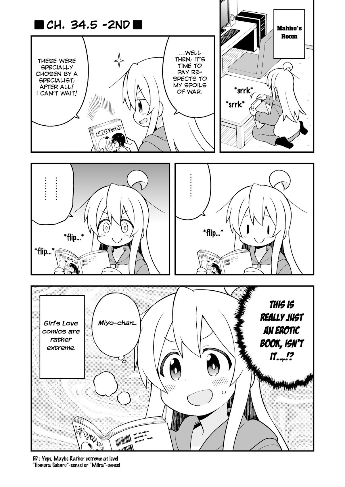 Onii-chan is done for Chapter 37.5 page 7 - Chapter 37.5: [TEMP 2]34.5 & 36.5 & Mini Extra (6 of 10)