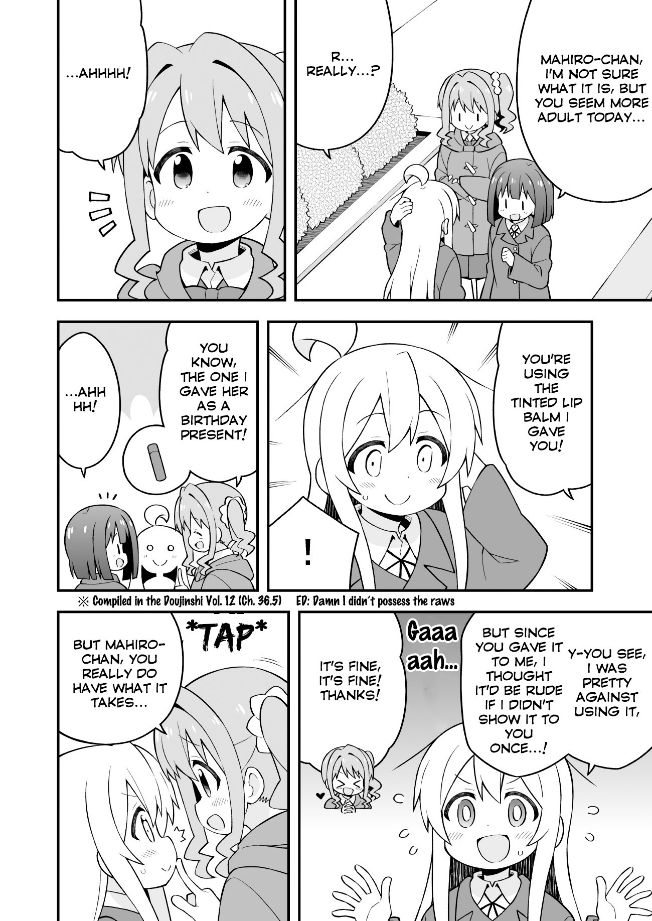 Onii-chan is done for Chapter 37 page 5 - Chapter 37: Mahiro and a Girl's Mannerisms