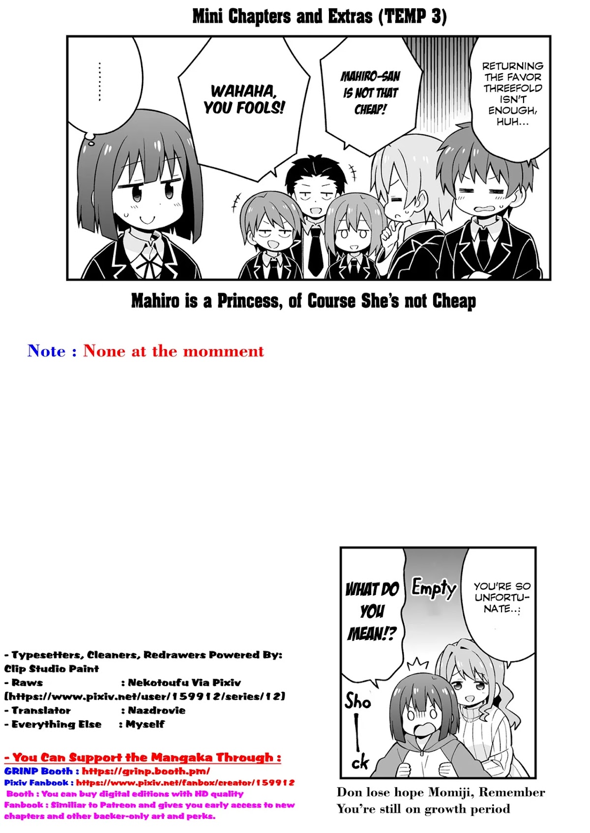 Onii-chan is done for Chapter 39.5 page 14 - Chapter 39.5: [TEMP 3]37.5 & 38.5 & Mini Extra (9 of 10)