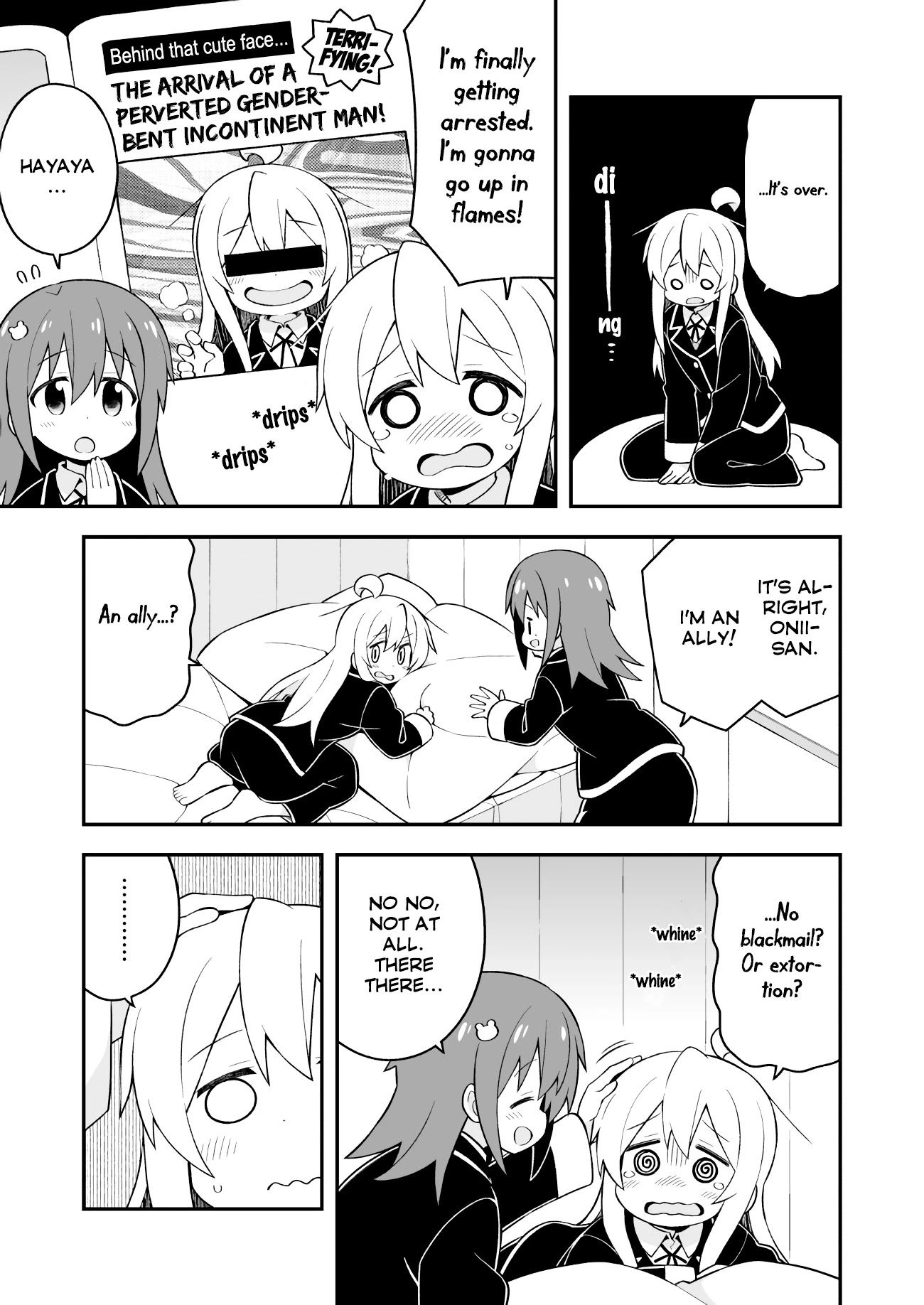 Onii-chan is done for Chapter 40 page 3 - Chapter 40: Mahiro and an Important Secret (Part 2)