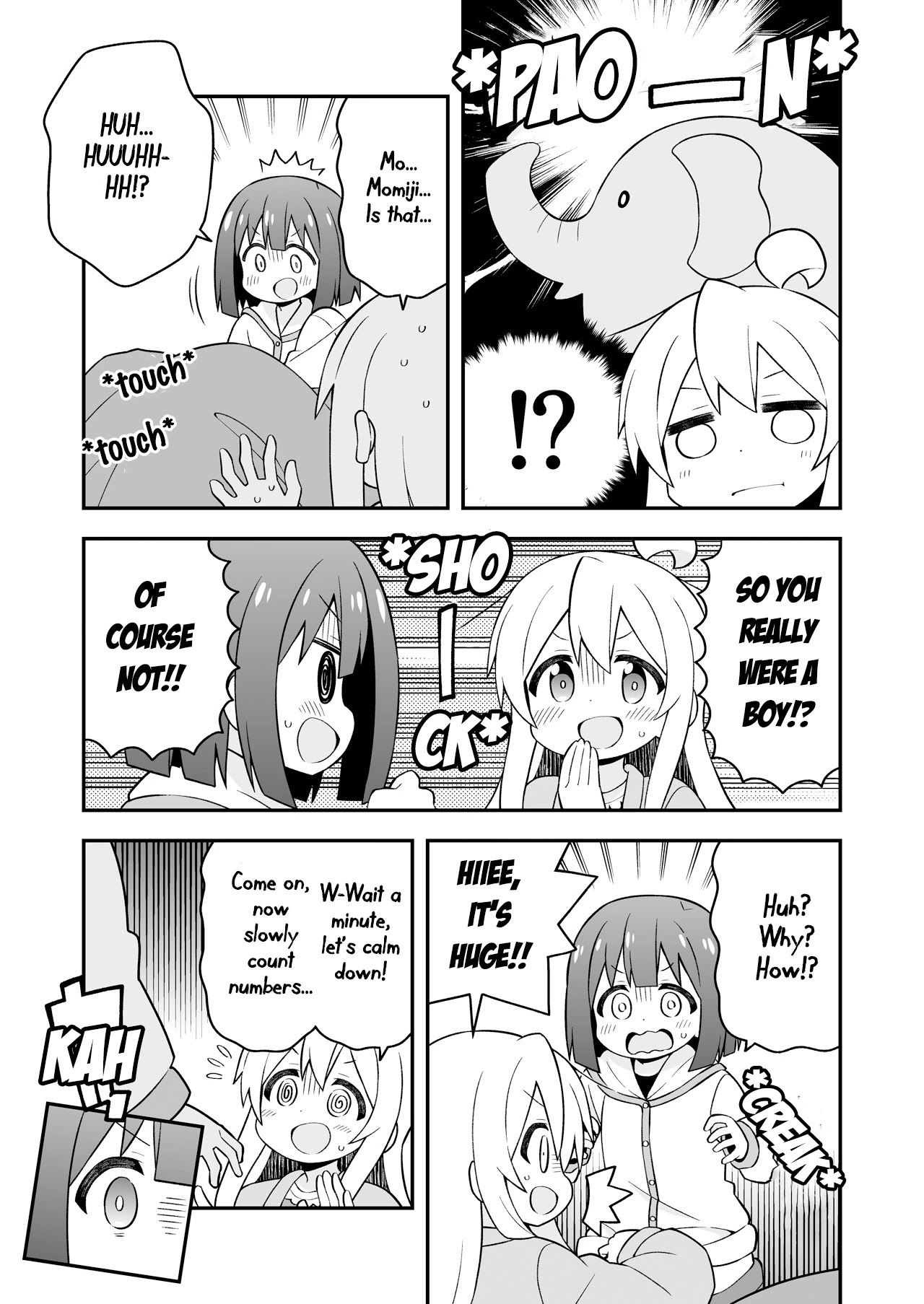 Onii-chan is done for Chapter 42.6 page 10 - Chapter 42.6: EX3 Special - Mahiro and a Hair's Breadth from Danger!
