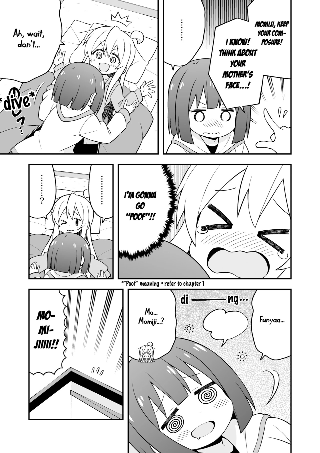 Onii-chan is done for Chapter 42.6 page 12 - Chapter 42.6: EX3 Special - Mahiro and a Hair's Breadth from Danger!