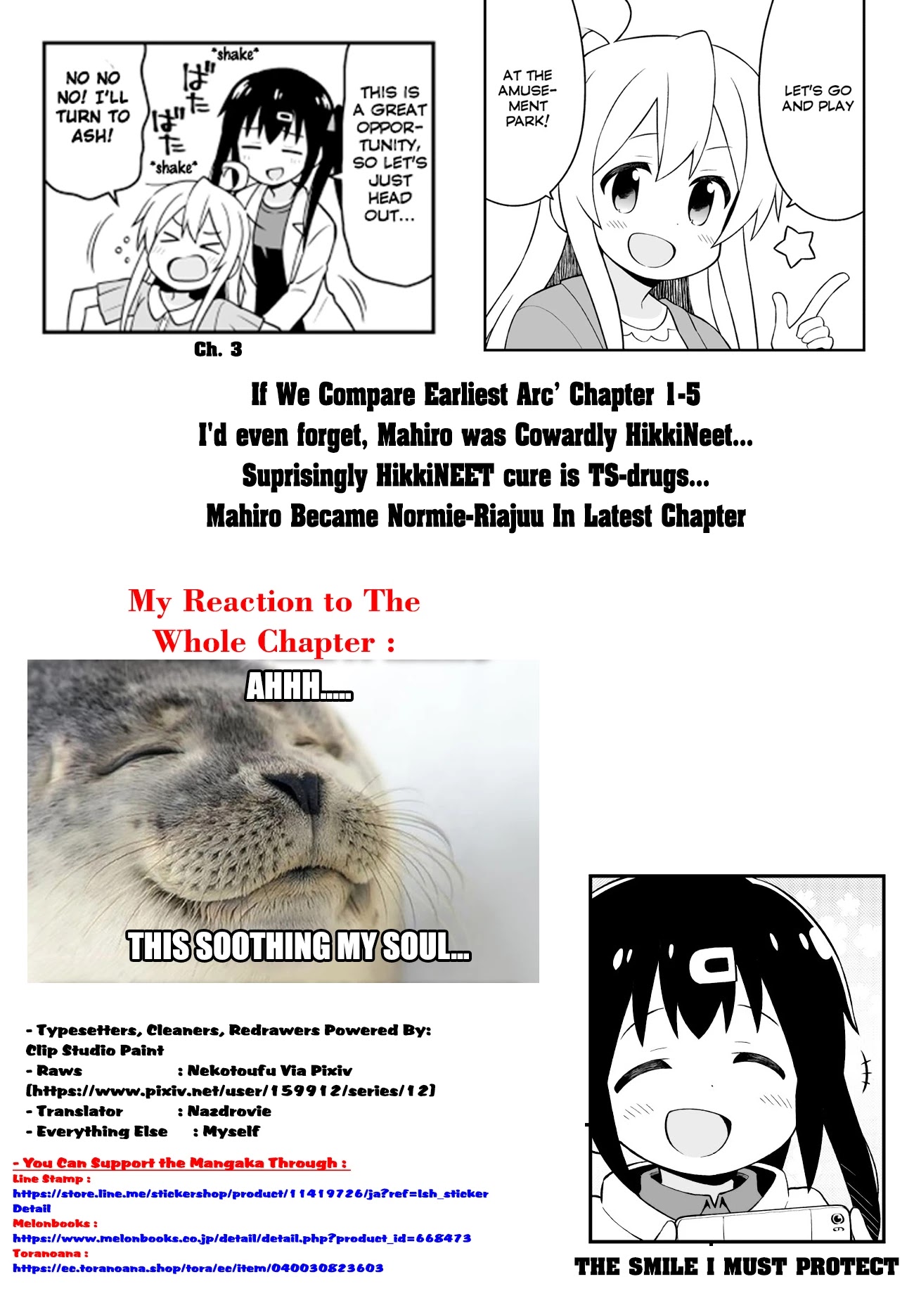 Onii-chan is done for Chapter 42 page 16 - Chapter 42: Mahiro and the Gift of Memories