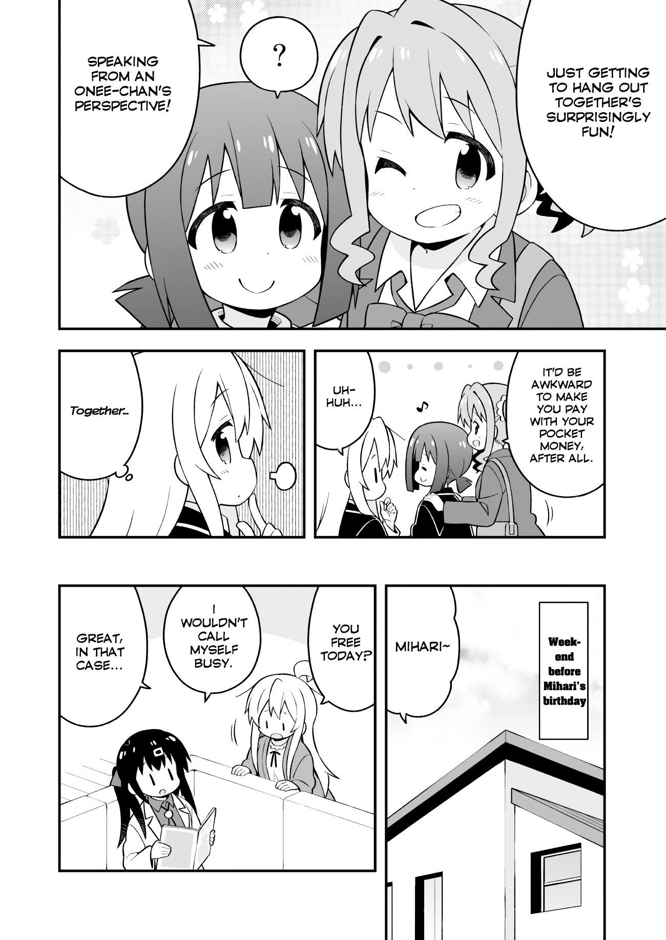 Onii-chan is done for Chapter 42 page 4 - Chapter 42: Mahiro and the Gift of Memories