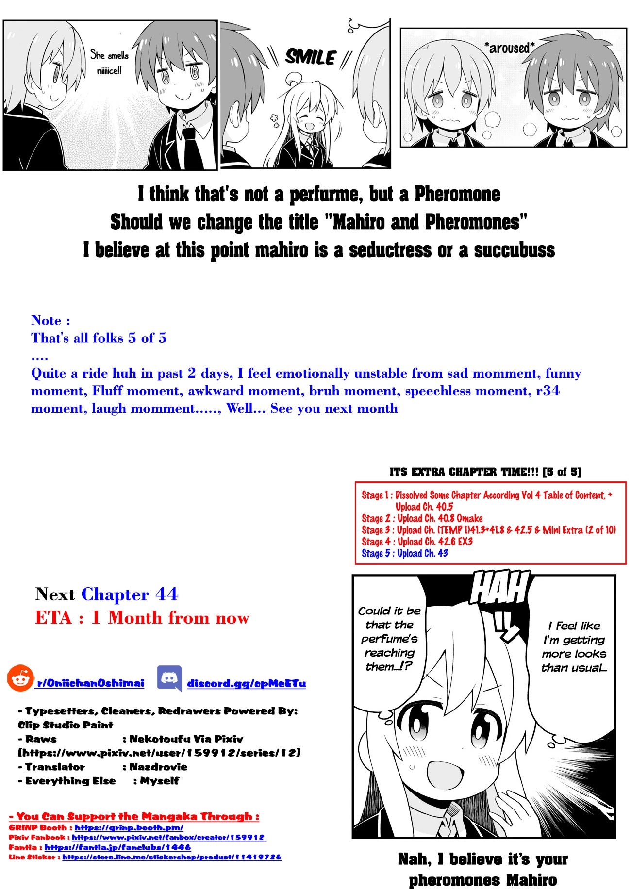 Onii-chan is done for Chapter 43 page 13 - Chapter 43: Mahiro and Fragrances