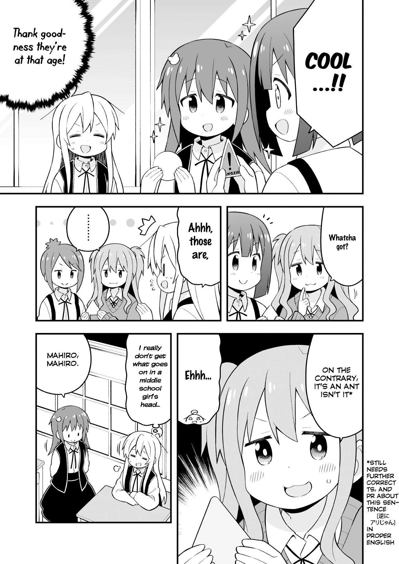 Onii-chan is done for Chapter 46 page 11 - Chapter 46: Mahiro and Sticker Collecting