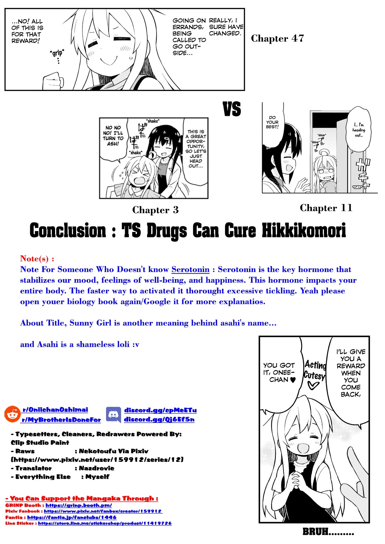 Onii-chan is done for Chapter 47 page 15 - Chapter 47: Mahiro and the Sunny Girl