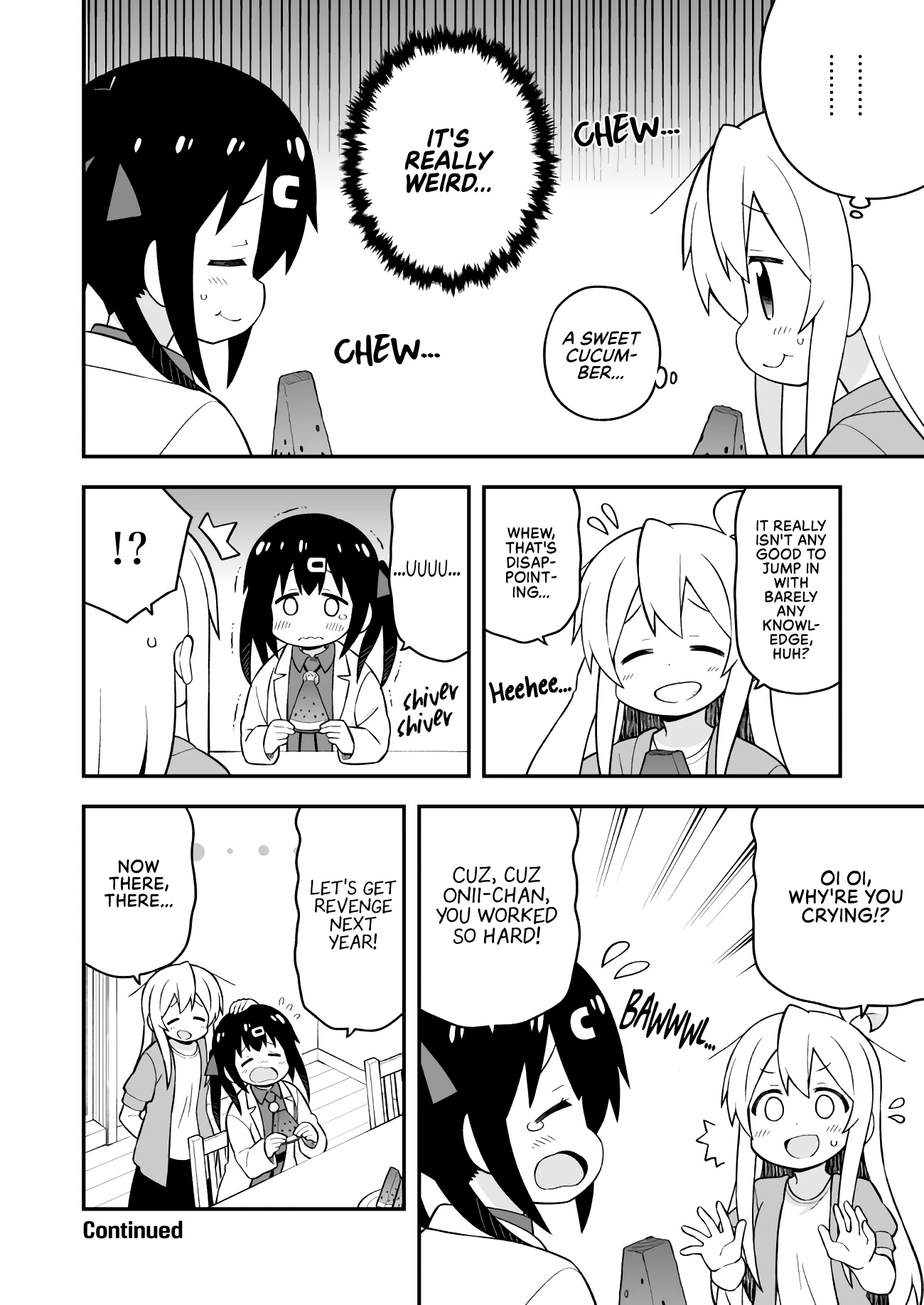 Onii-chan is done for Chapter 52 page 12 - Chapter 52