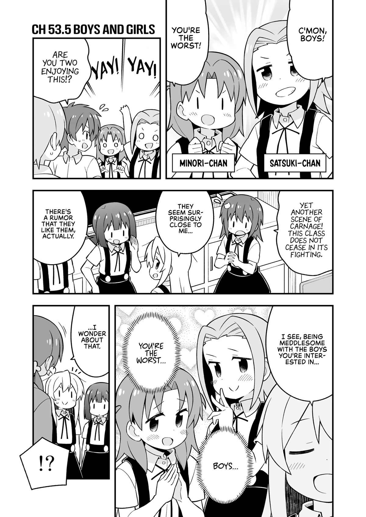 Onii-chan is done for Chapter 53.5 page 1 - Chapter 53.5: Boys and Girls