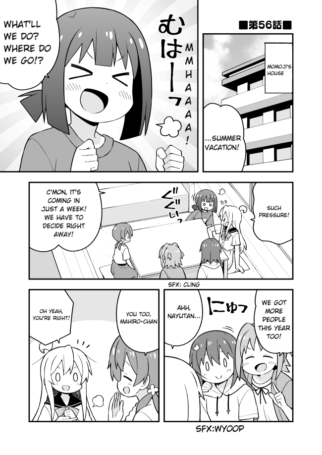 Onii-chan is done for Chapter 56 page 1 - Chapter 56: Mahiro and The Battle Plan Meeting