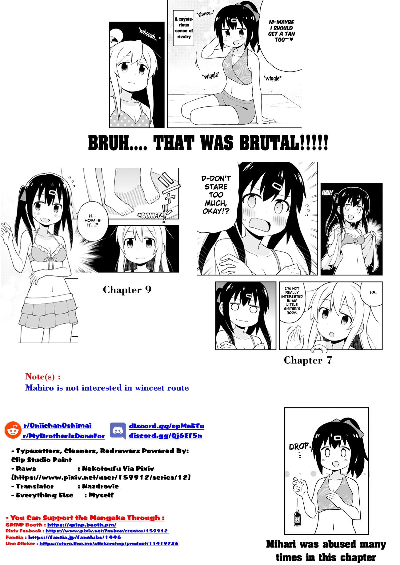 Onii-chan is done for Chapter 57 page 30 - Chapter 57: Mahiro and the Marine Ranger (Part 1)