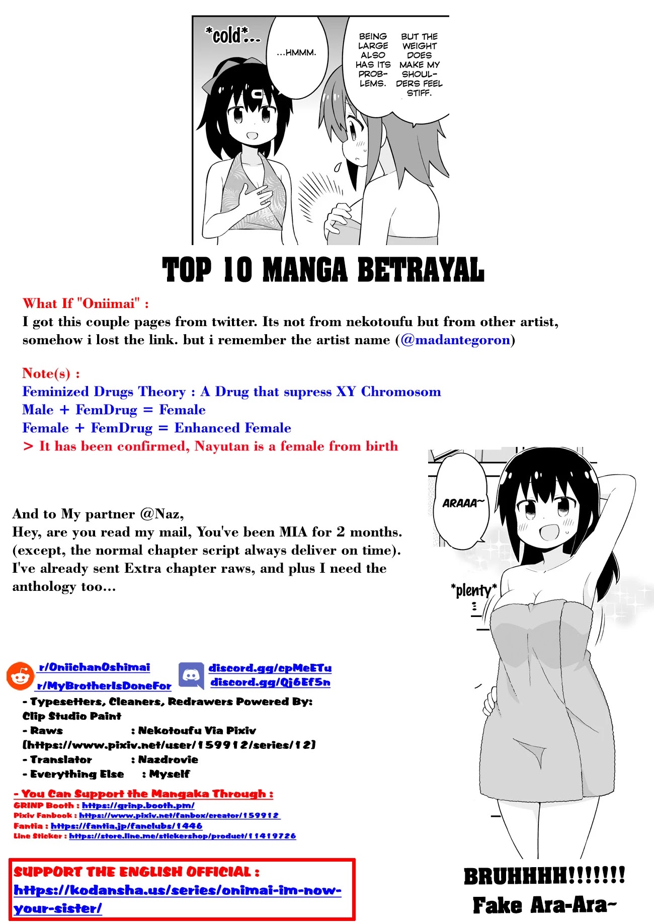 Onii-chan is done for Chapter 58 page 20 - Chapter 58: Mahiro and the Marine Ranger (Part 2)