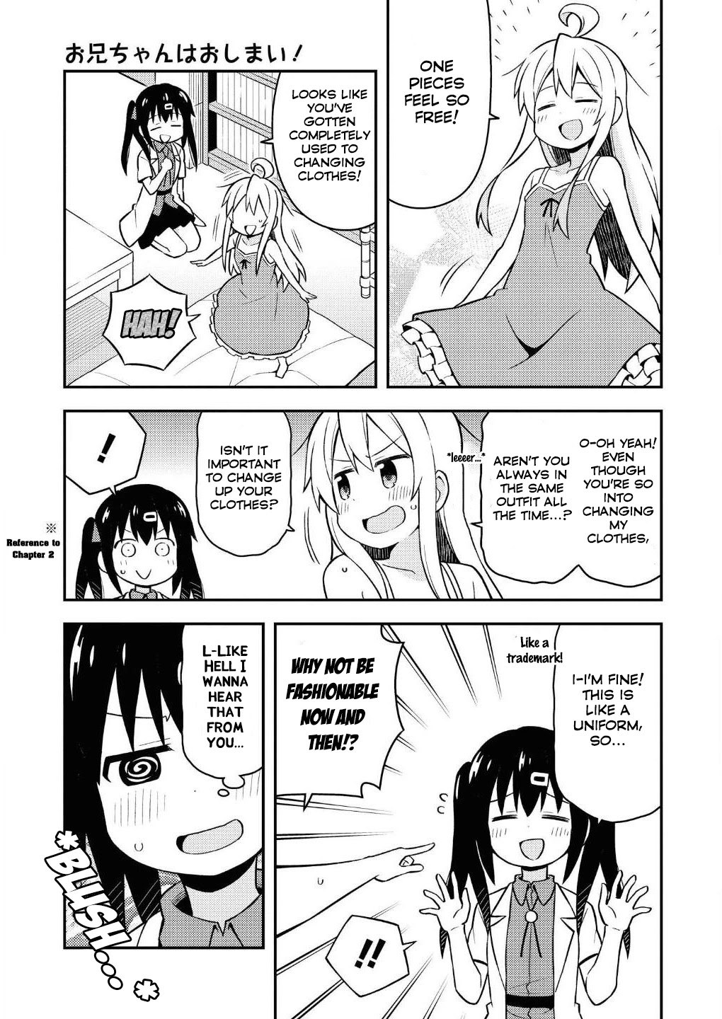 Onii-chan is done for Chapter 6.5 page 2 - Chapter 6.5: Mahiro and Going in Circles