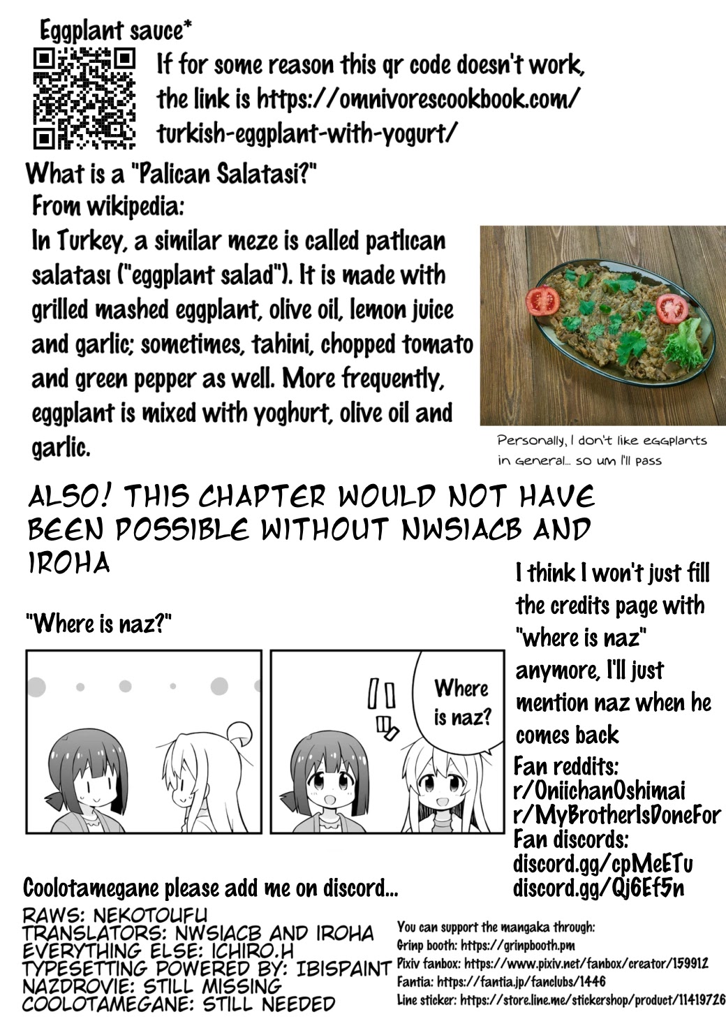 Onii-chan is done for Chapter 60 page 15 - Chapter 60: Mahiro and Summer Homework