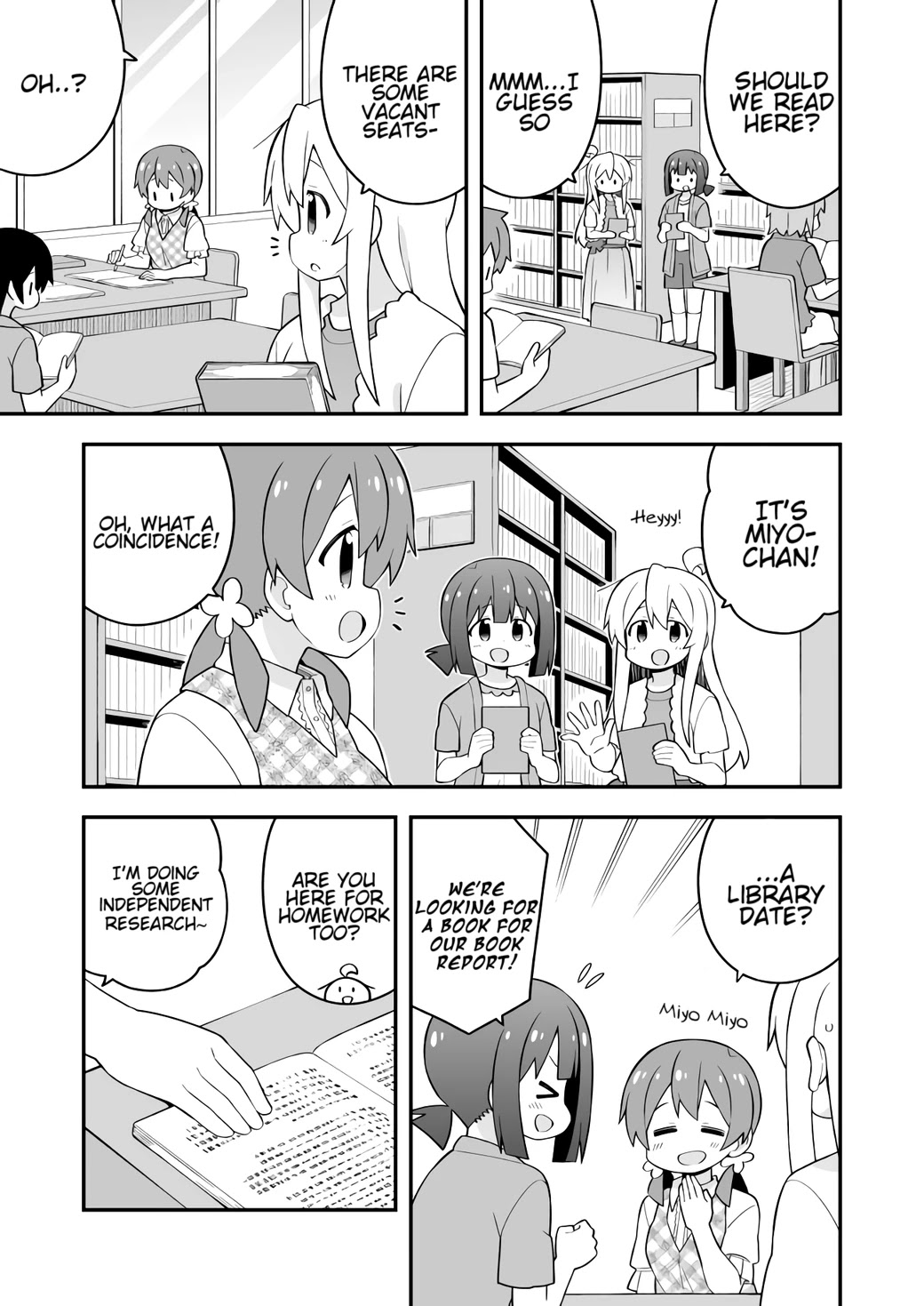 Onii-chan is done for Chapter 60 page 3 - Chapter 60: Mahiro and Summer Homework