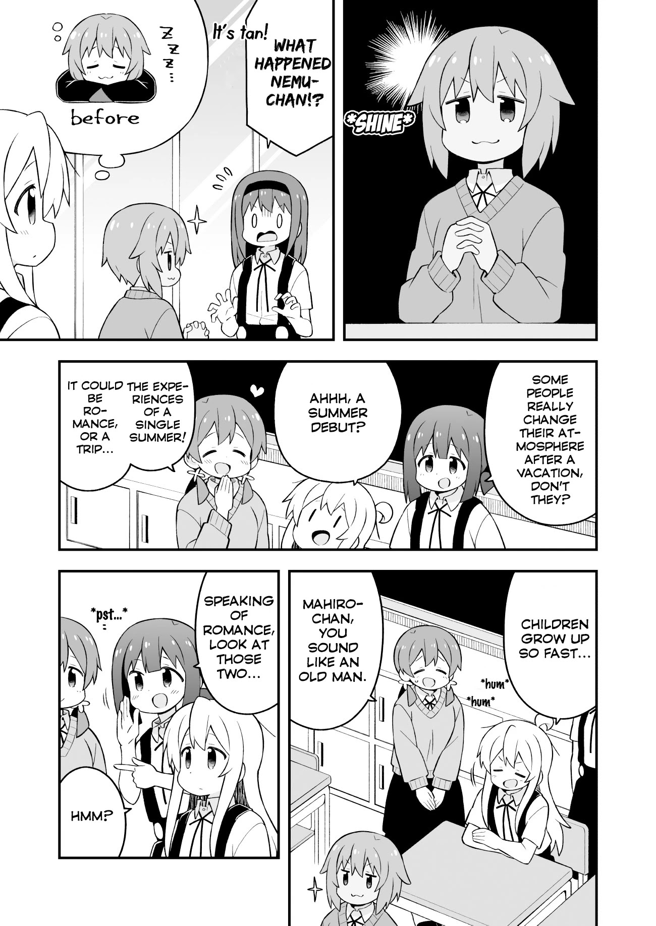 Onii-chan is done for Chapter 62 page 4 - Chapter 62: Mahiro and a 2nd Semester Debut