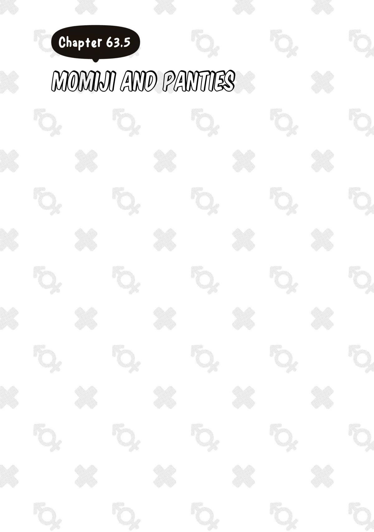 Onii-chan is done for Chapter 63.5 page 1 - Chapter 63.5: Momiji and Panties