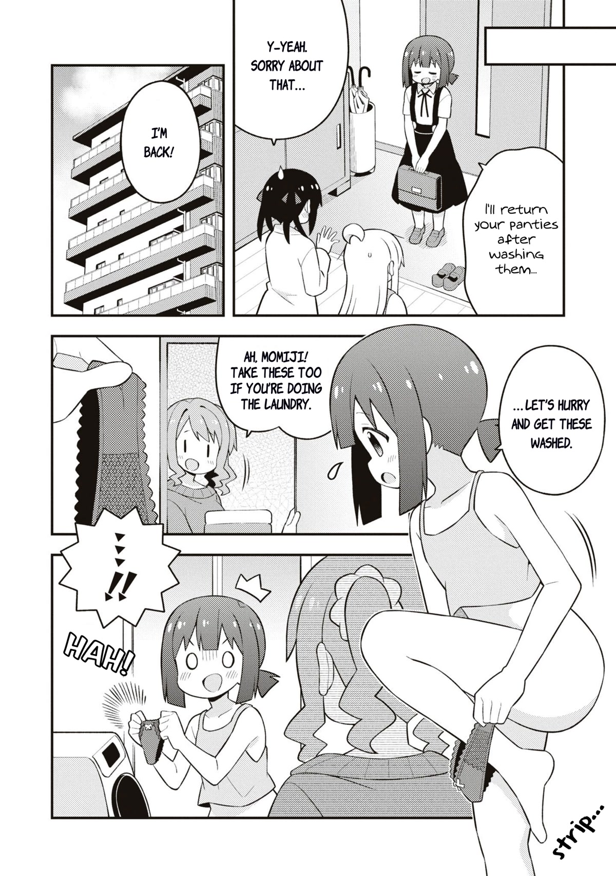 Onii-chan is done for Chapter 63.5 page 3 - Chapter 63.5: Momiji and Panties