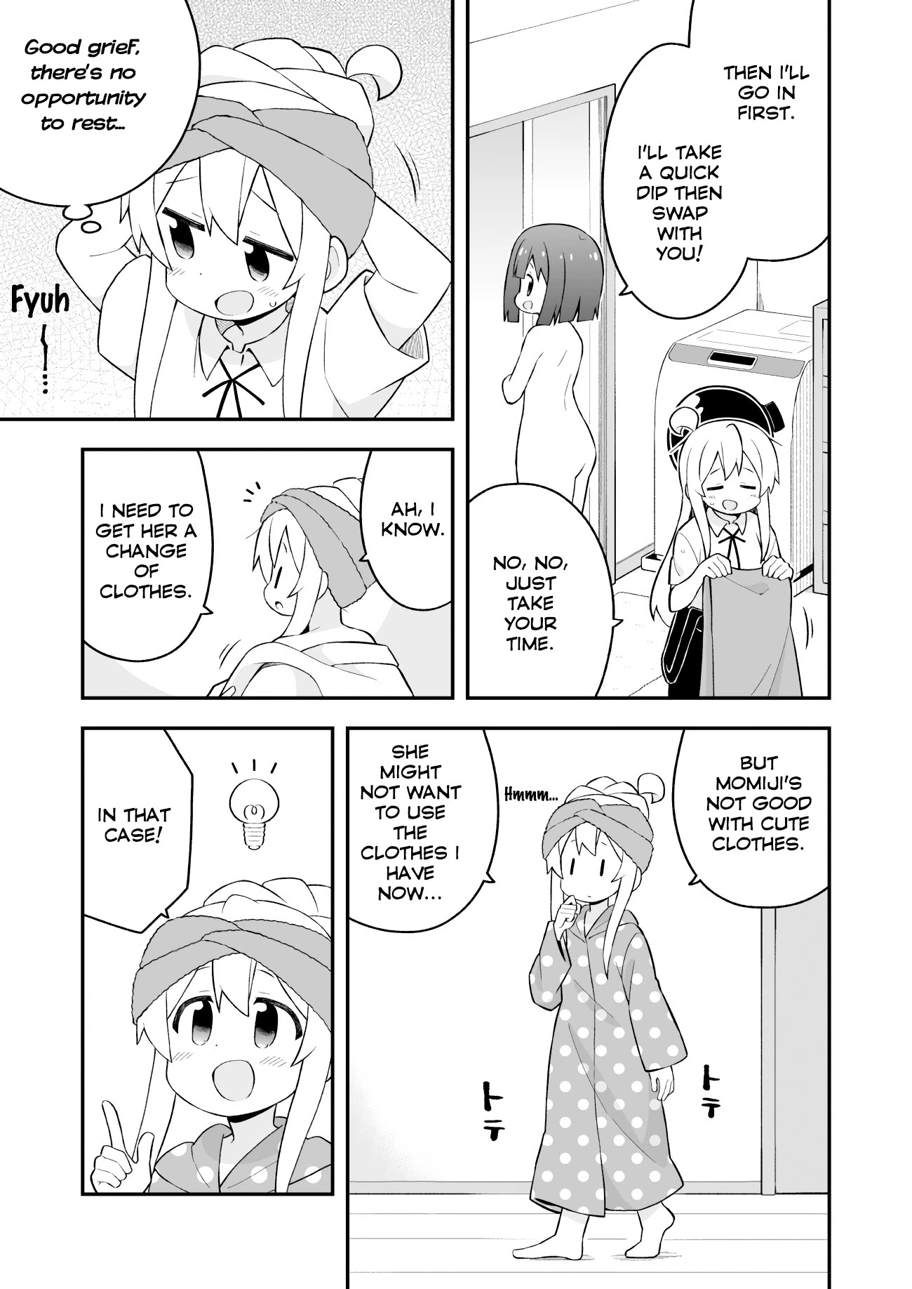 Onii-chan is done for Chapter 63 page 9 - Chapter 63: Mahiro and Staying Over Because of Rain